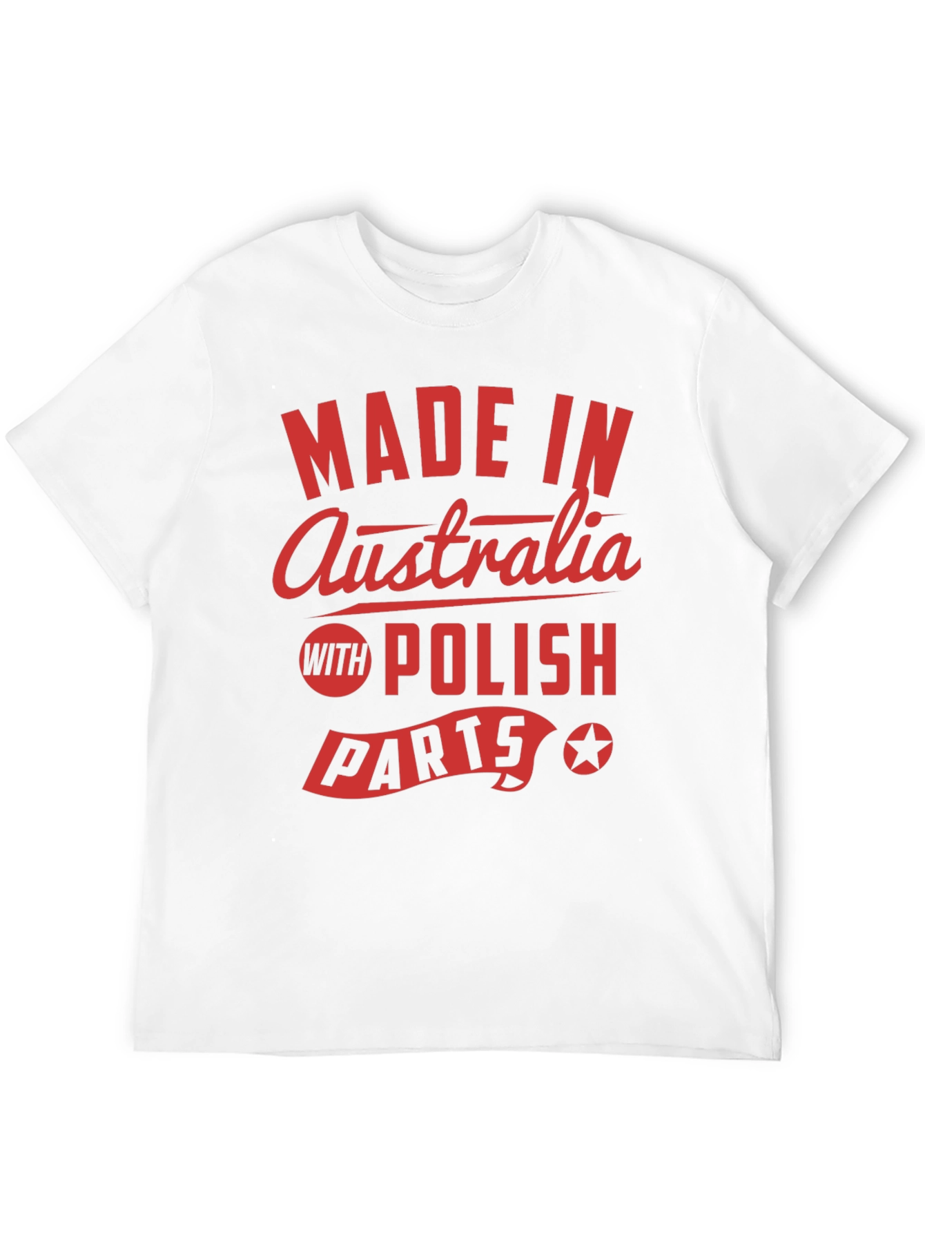 Black Made in Australia with Polish Parts T-Shirt view 12