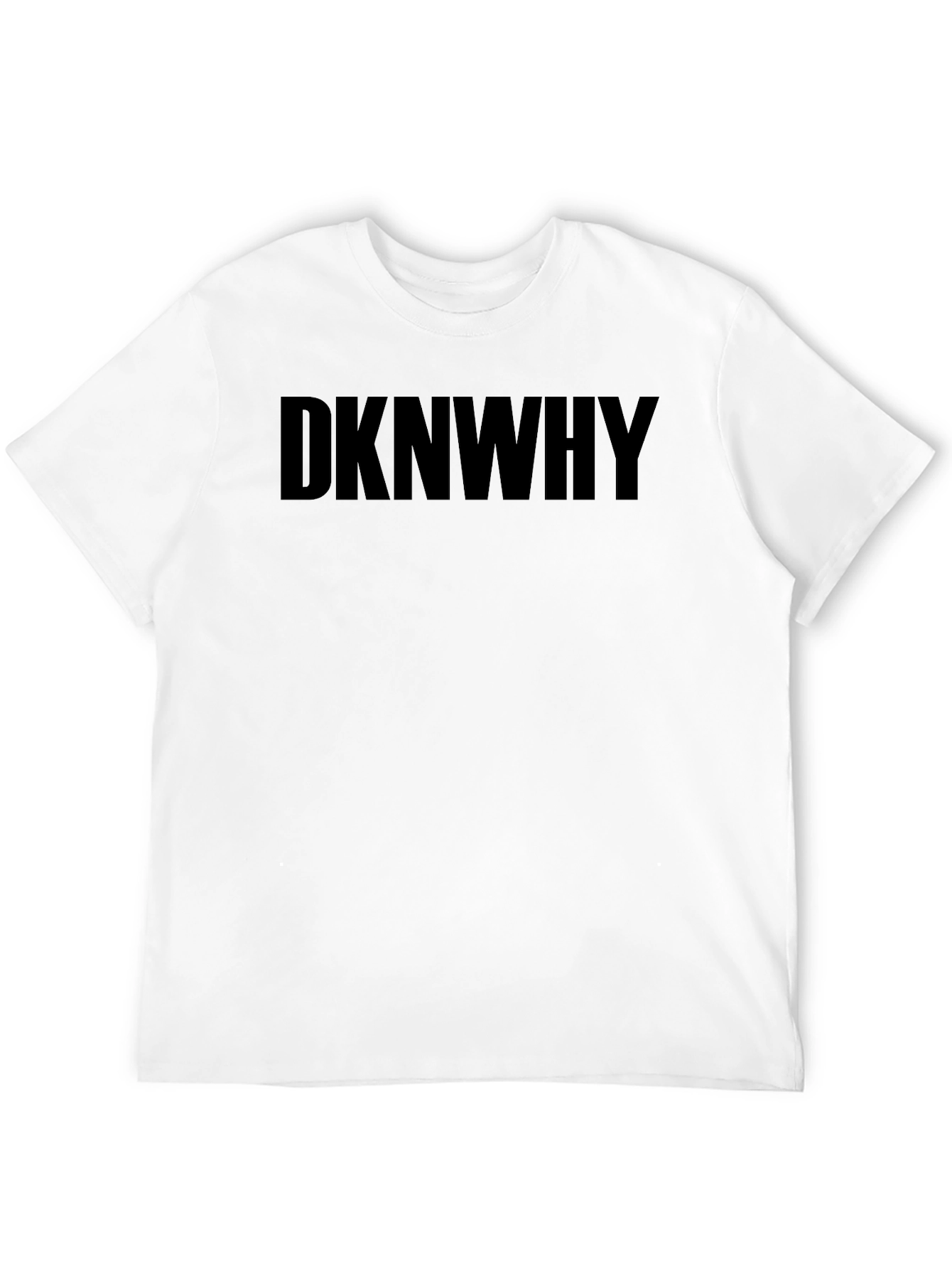 Black DKNWHY Black Graphic Tee - Men's Stylish Casual T-Shirt view 12