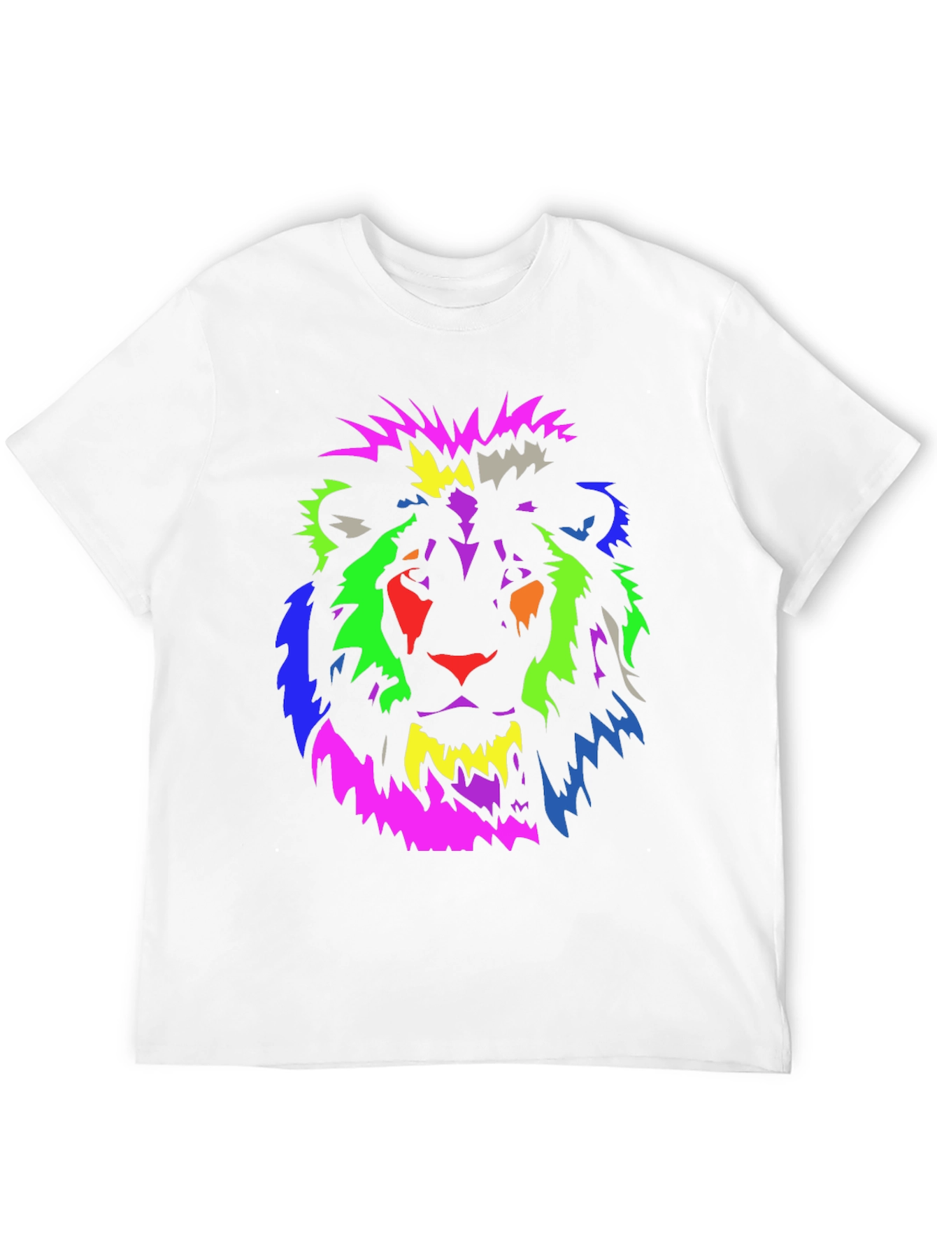 Black Lion Graphic Tee - Bold & Vibrant Design view 12