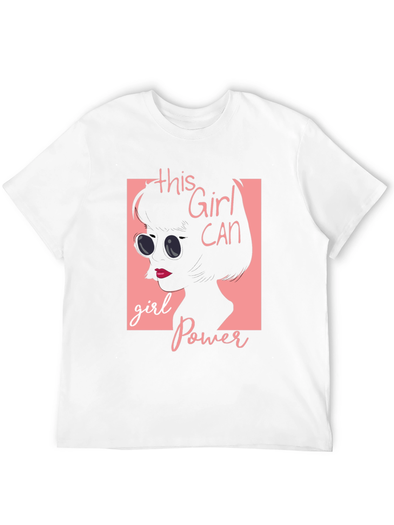 Black Girl Power Graphic Tee - This Girl Can T-Shirt view 12