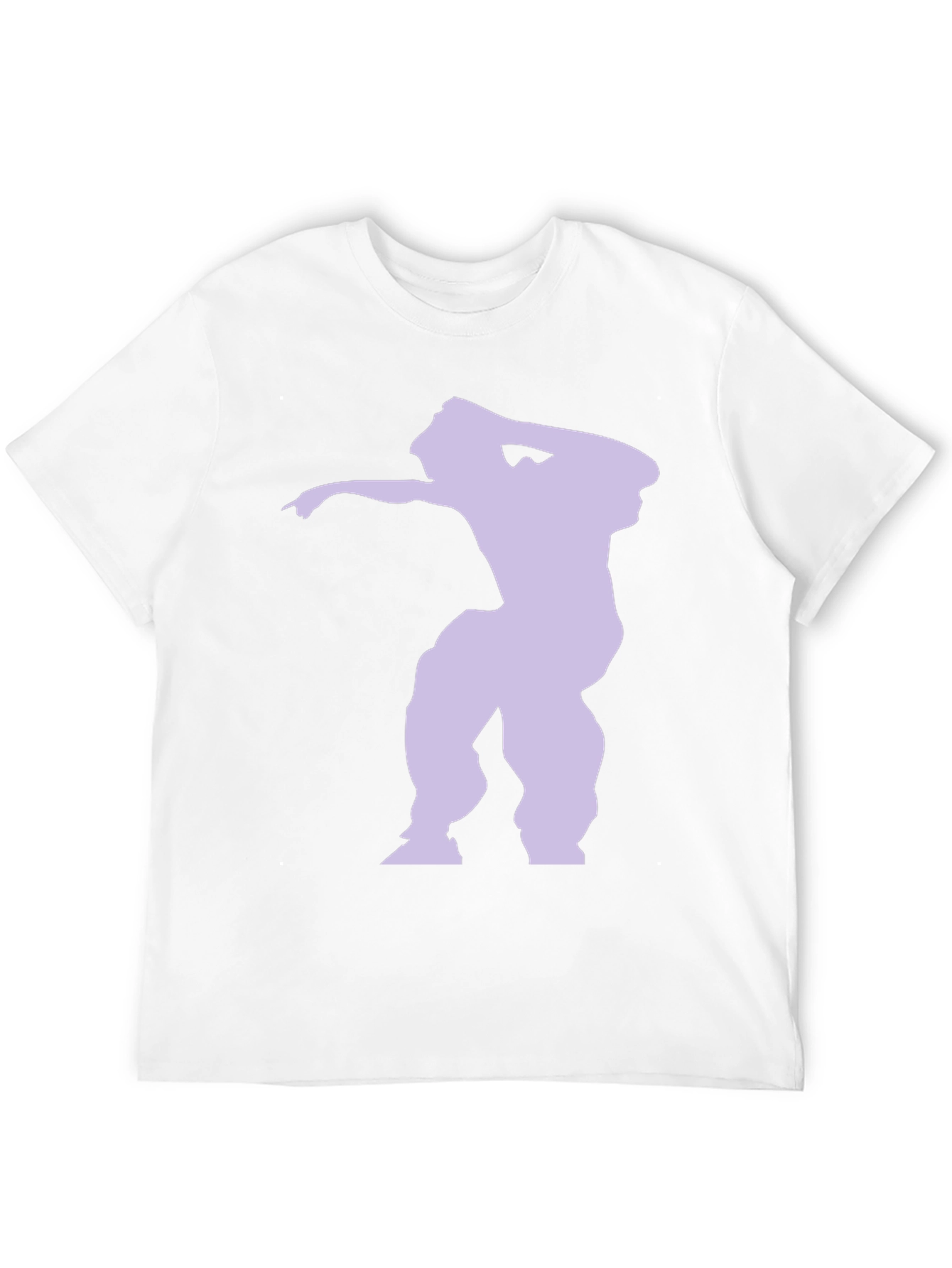 Black Dabbing Silhouette Graphic Tee - Black view 12