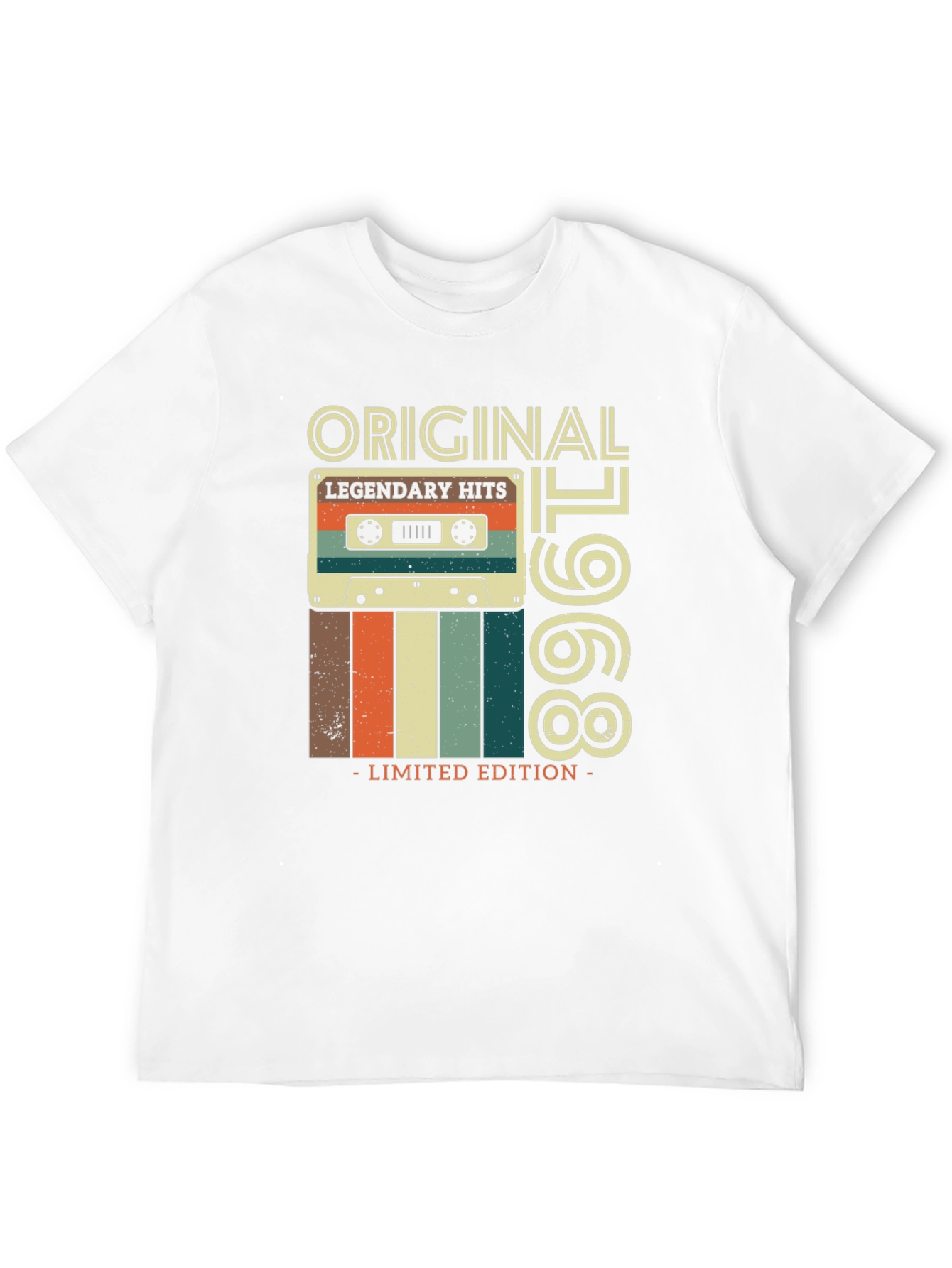 Black Original 1968 Legendary Hits Cassette T-Shirt view 12