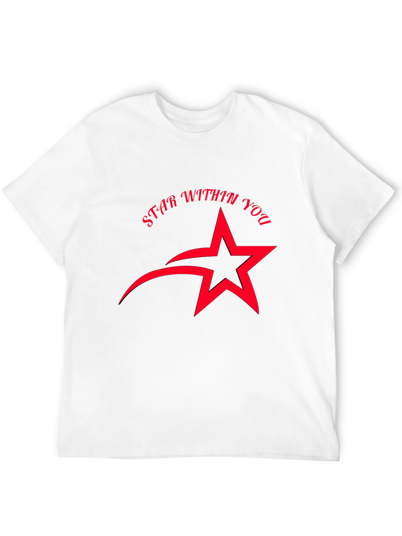 Black Star Within You Graphic Black T-Shirt view 12