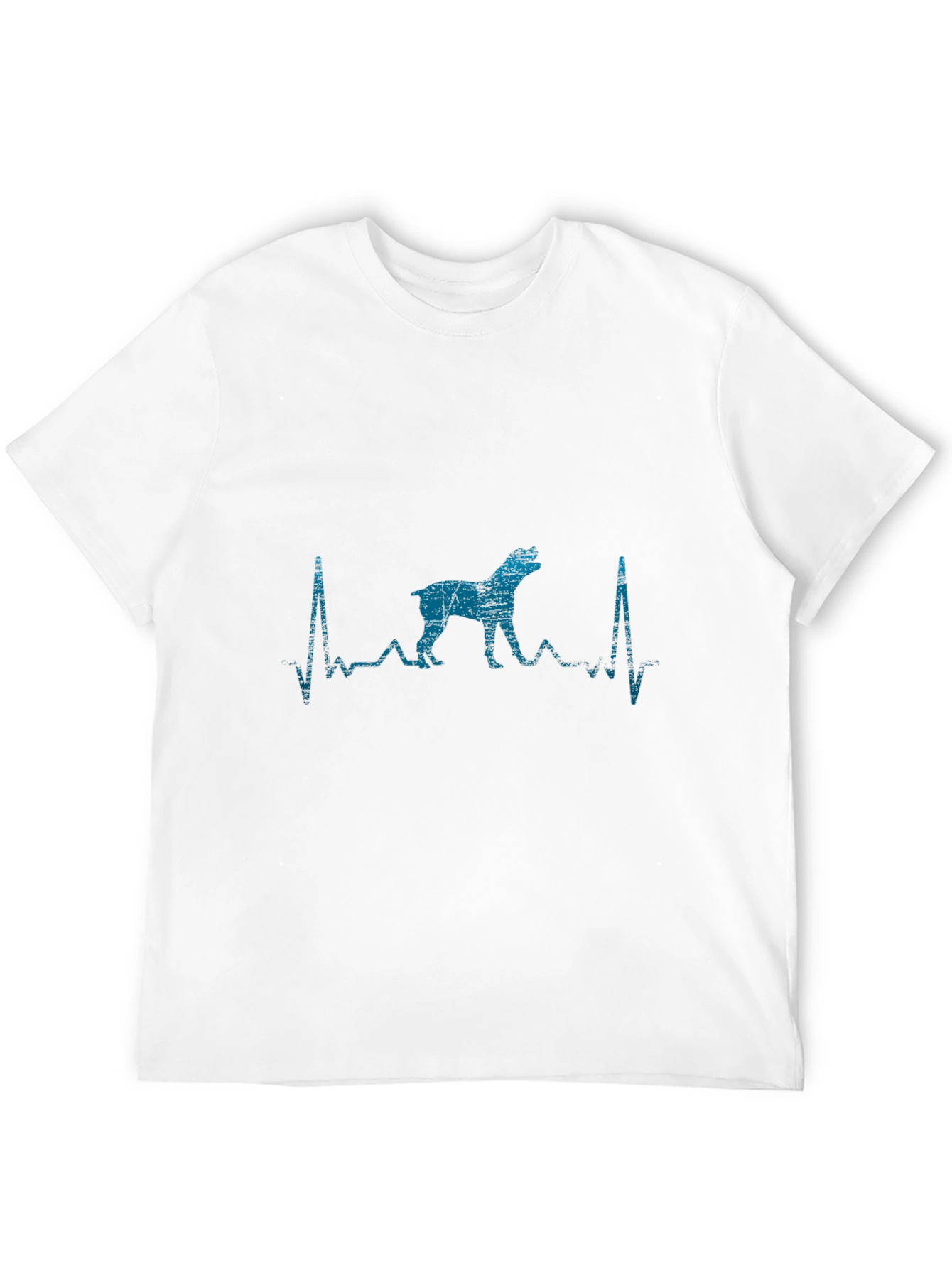 Black Dog Heartbeat Graphic Tee - Black view 12