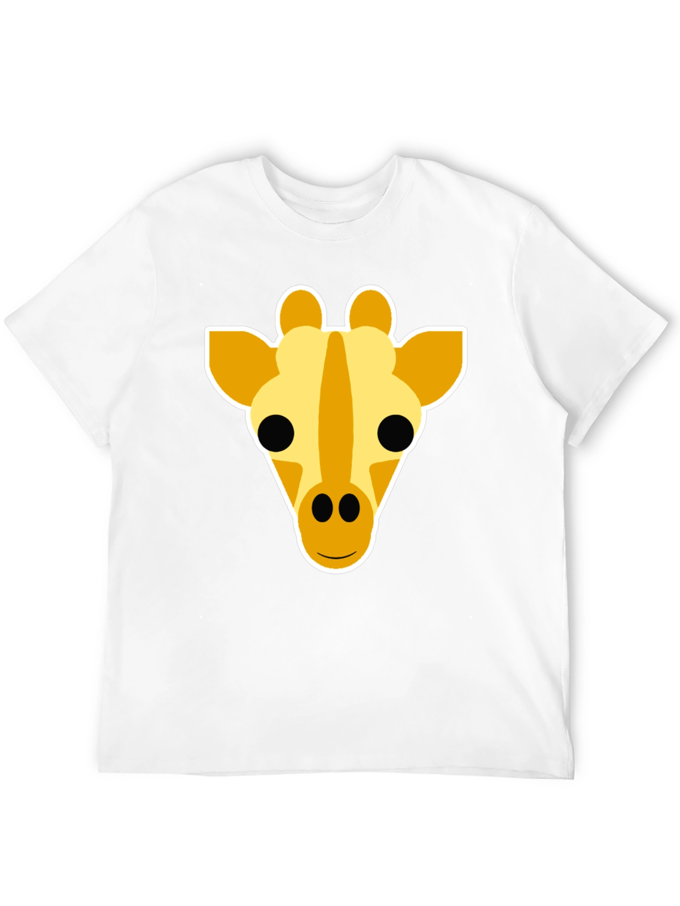 Black Giraffe Graphic Tee - Black Cotton T-Shirt view 12