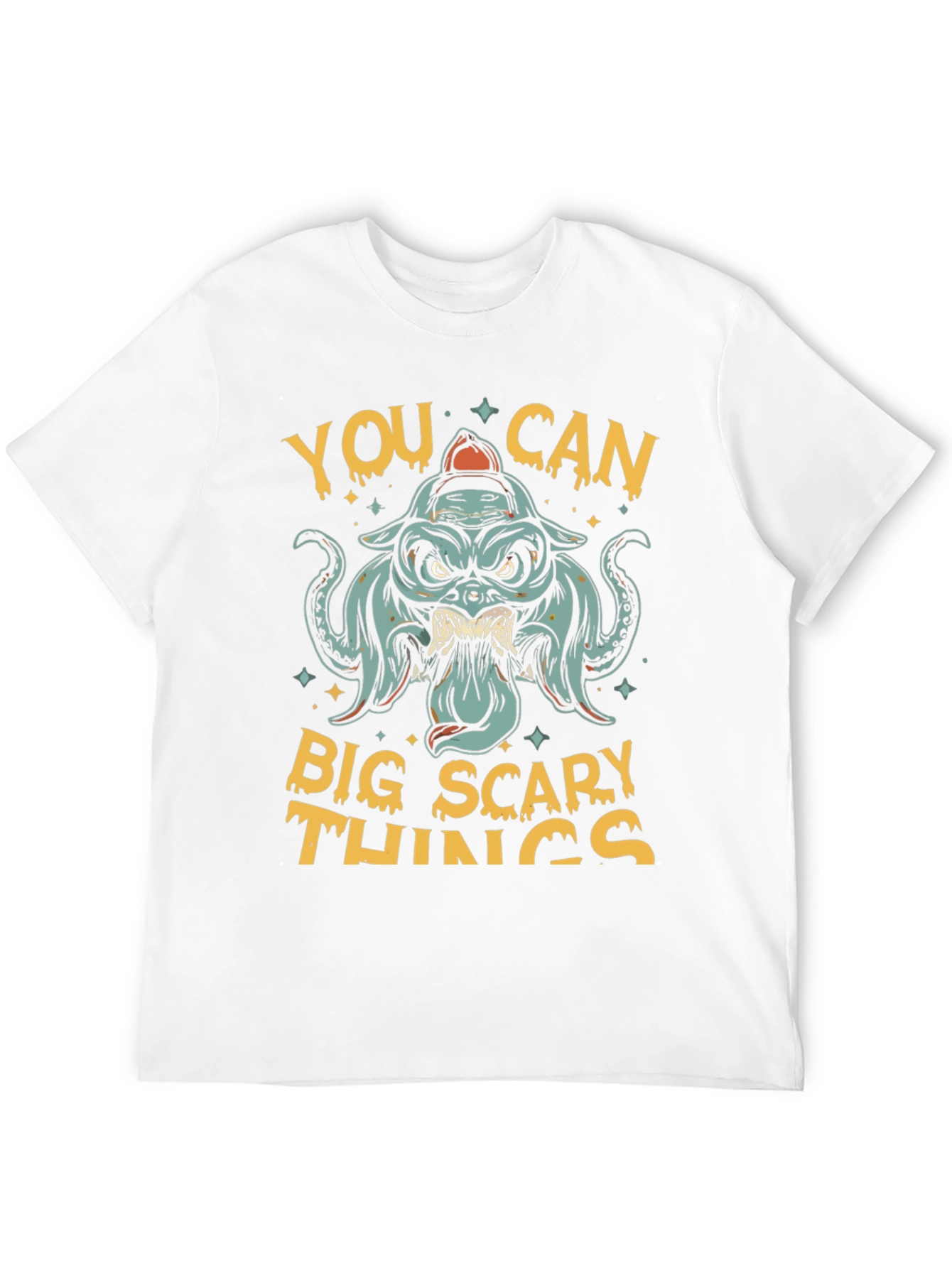 Black Big Scary Things Graphic Tee - Men's view 12