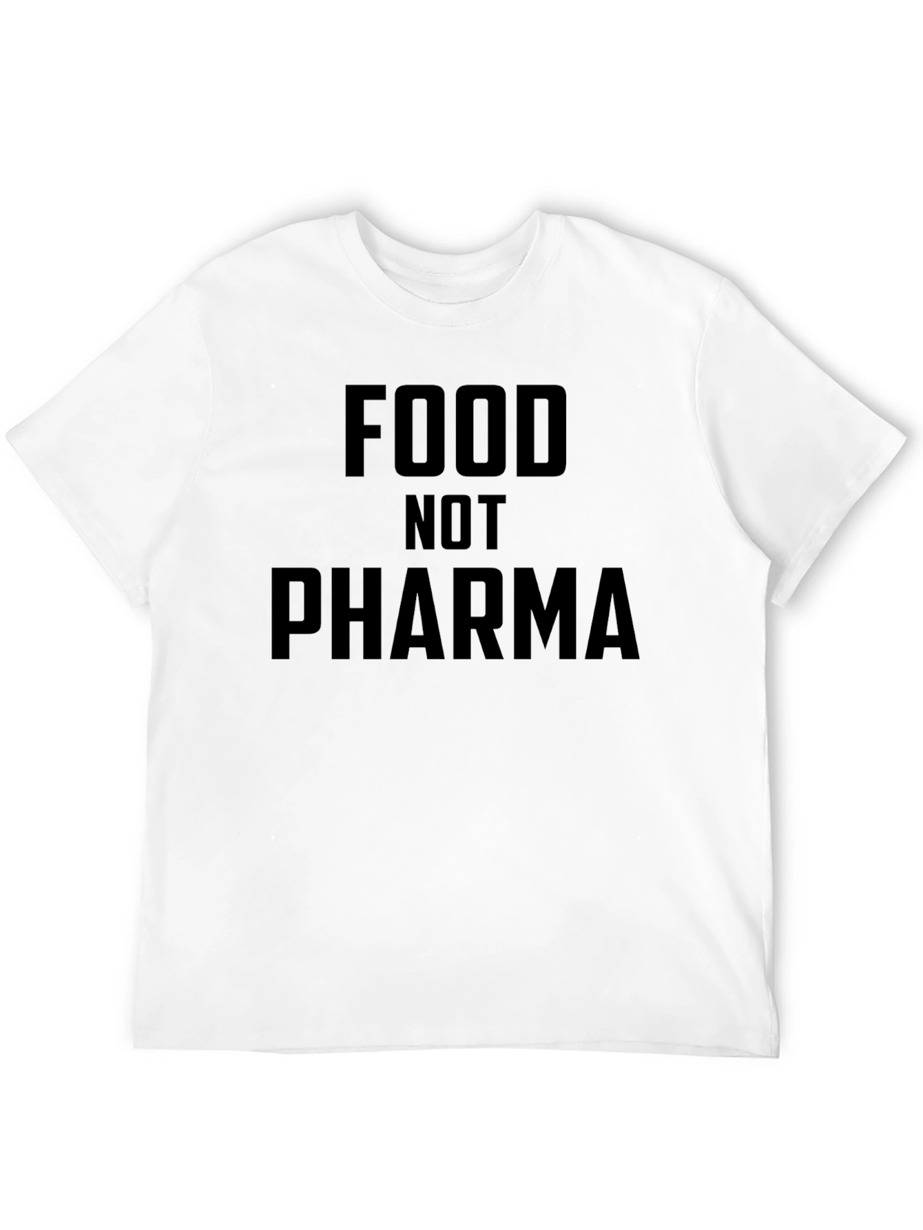 Black Food Not Pharma T-Shirt view 12
