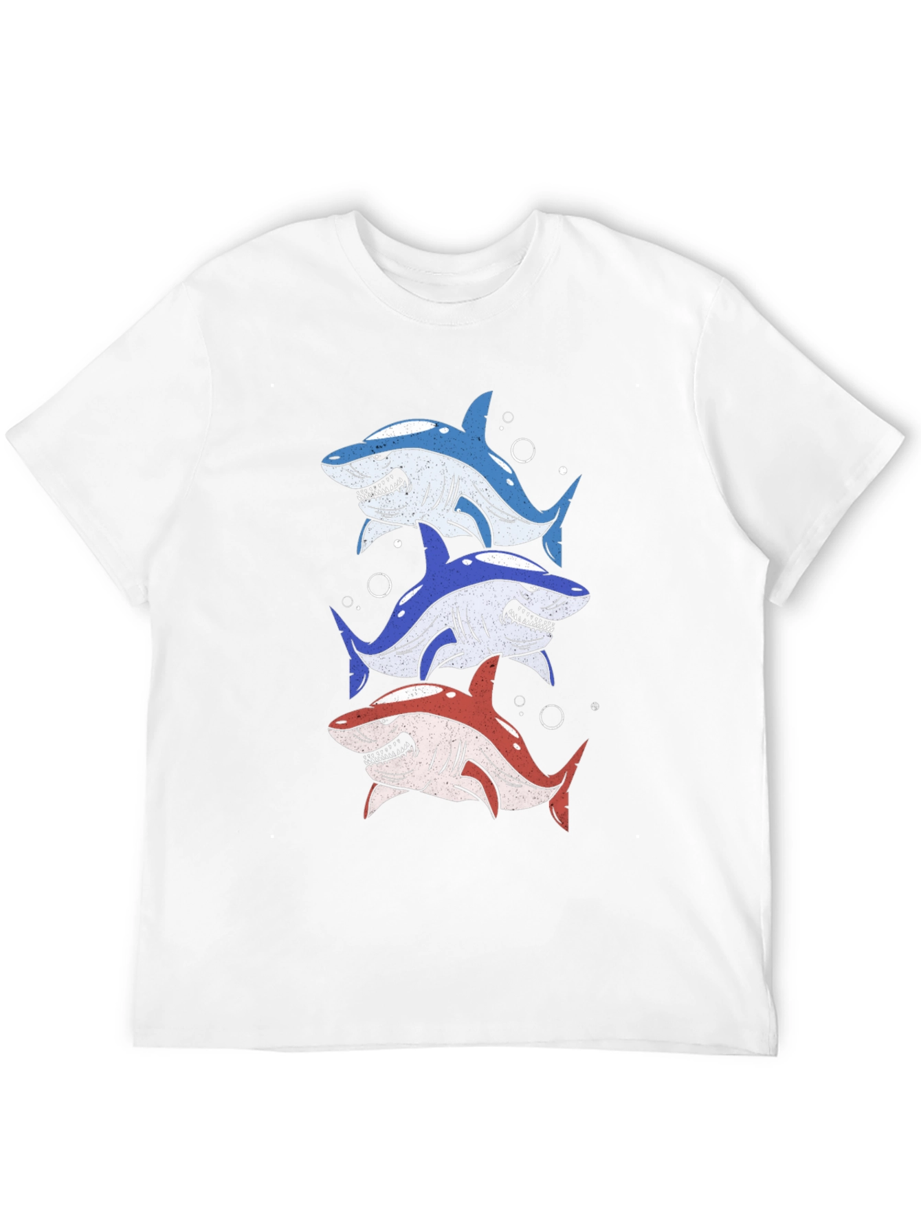 Black Shark Stack Graphic Tee - Black view 12