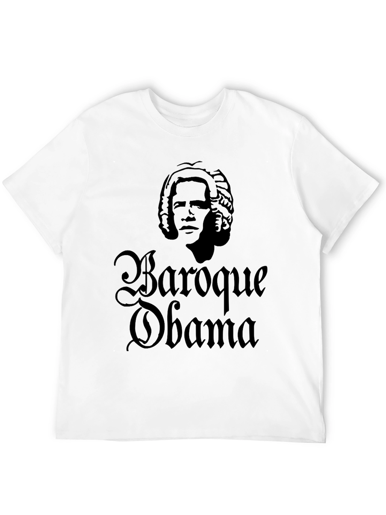 Black Baroque Obama Graphic T-Shirt - Stylish & Unique! view 12
