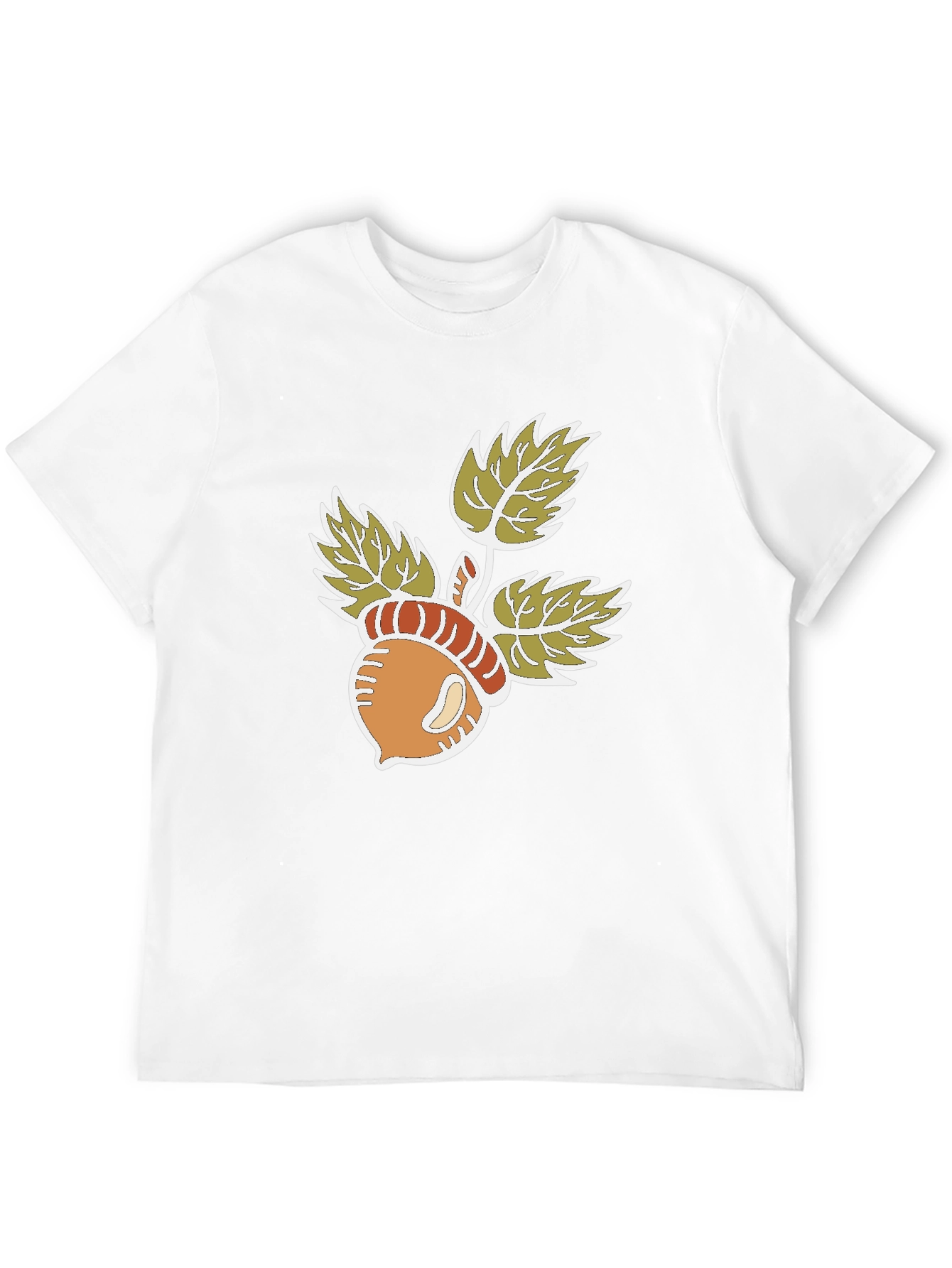 Acorn & Leaves Graphic T-Shirt - 12