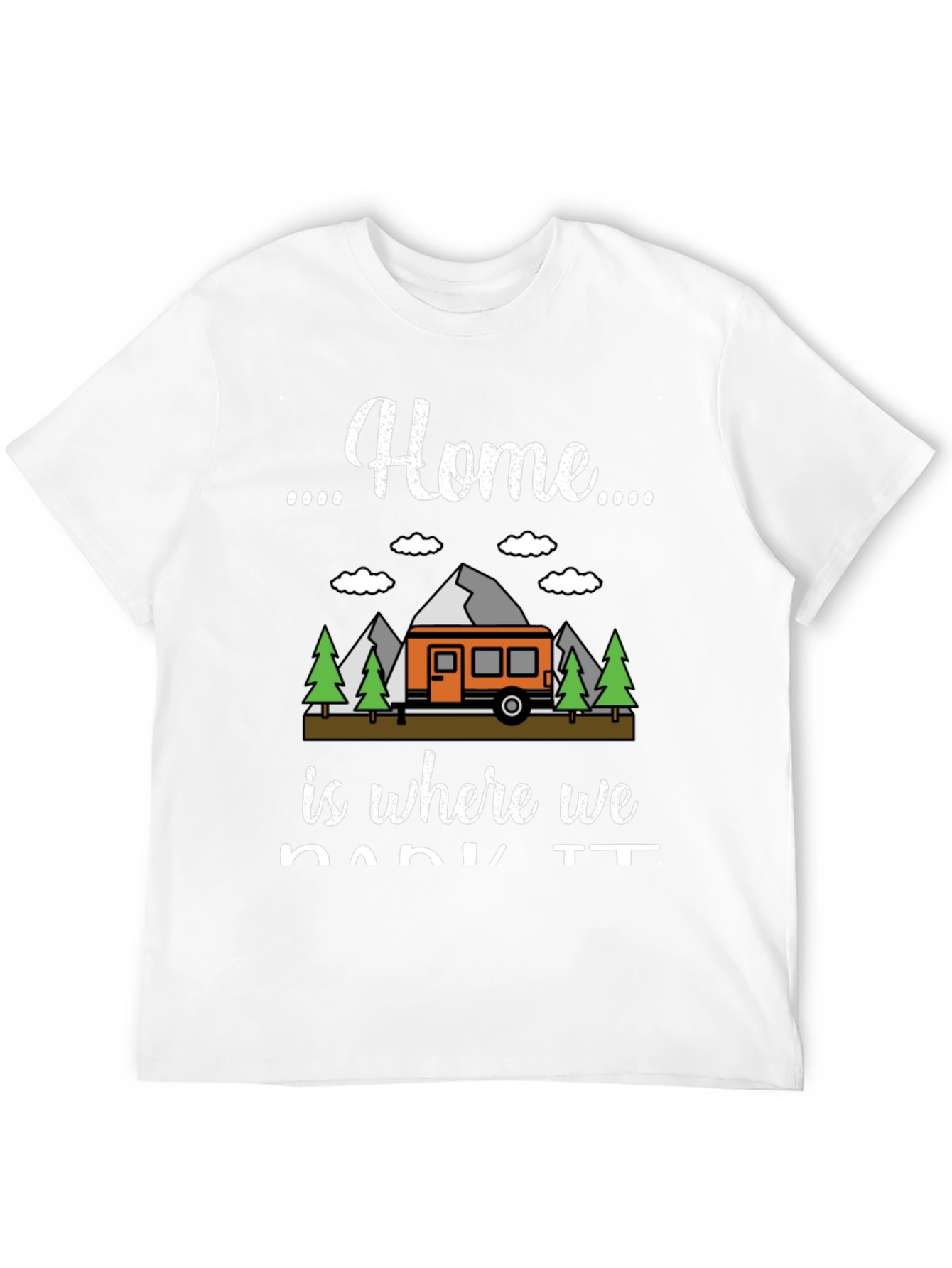Black Home is Where We Park It T-Shirt view 12