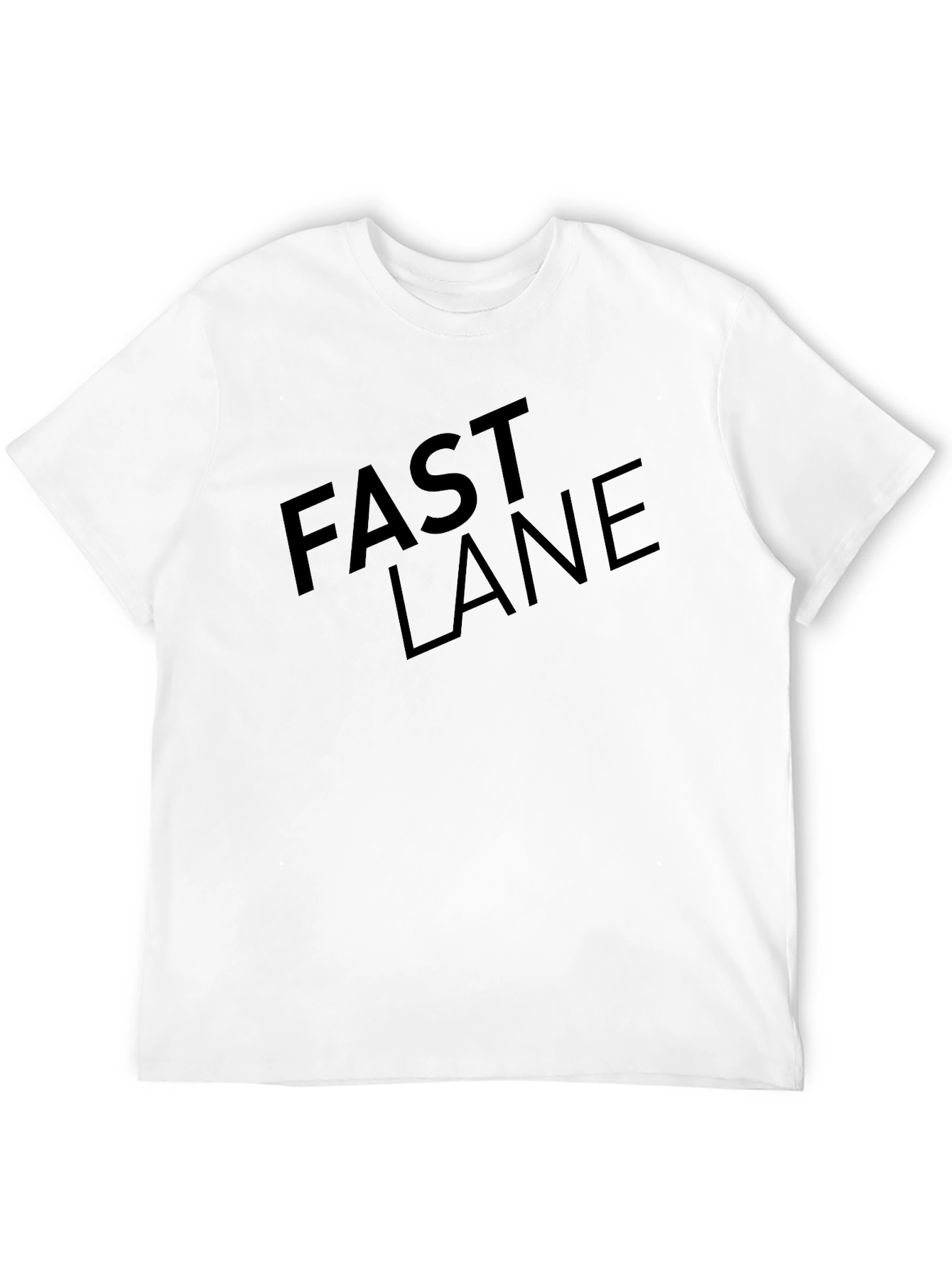 Black Fast Lane Black Graphic Tee - Men's Casual Style view 12