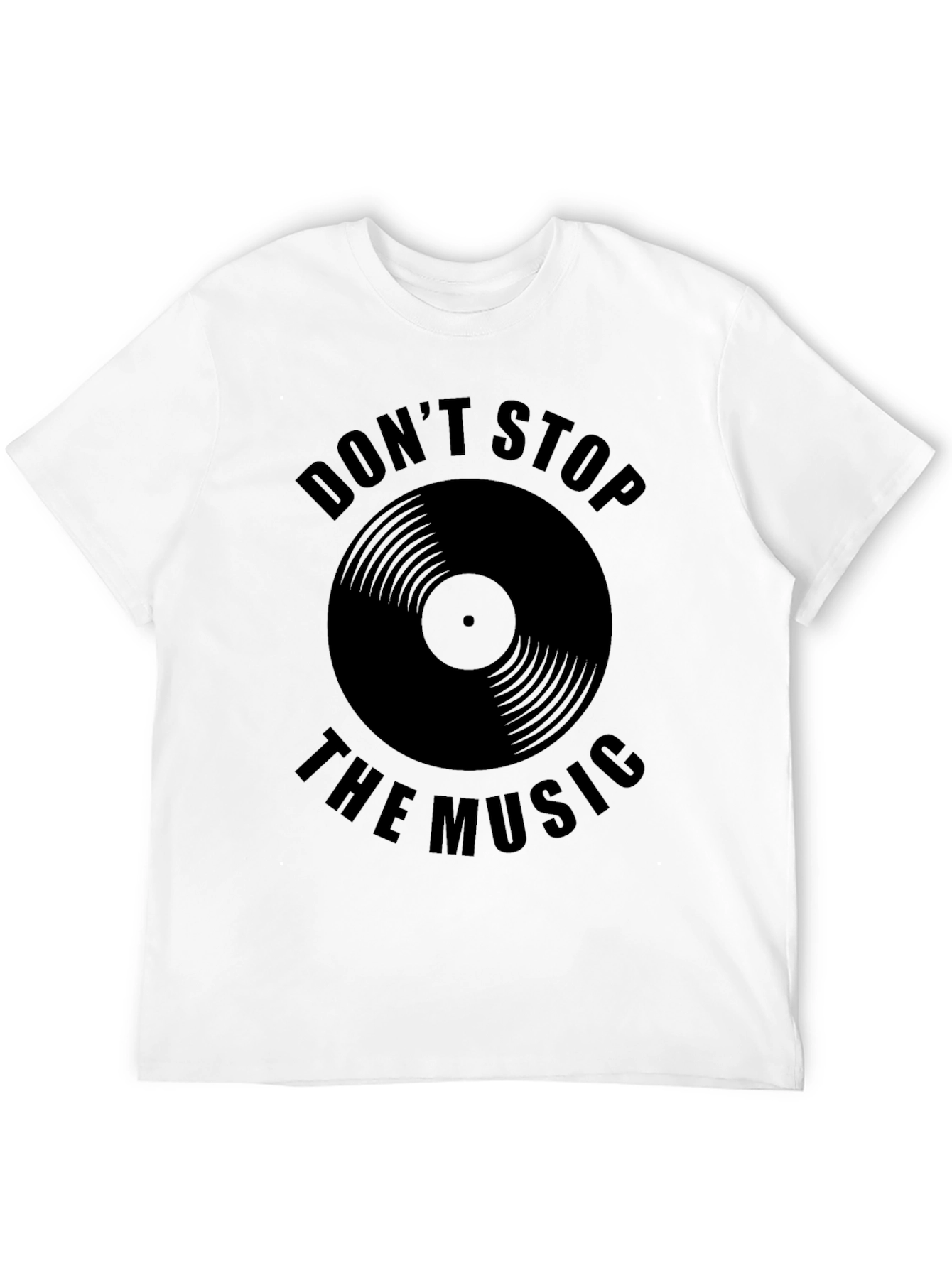 Black Don't Stop the Music Graphic Tee view 12
