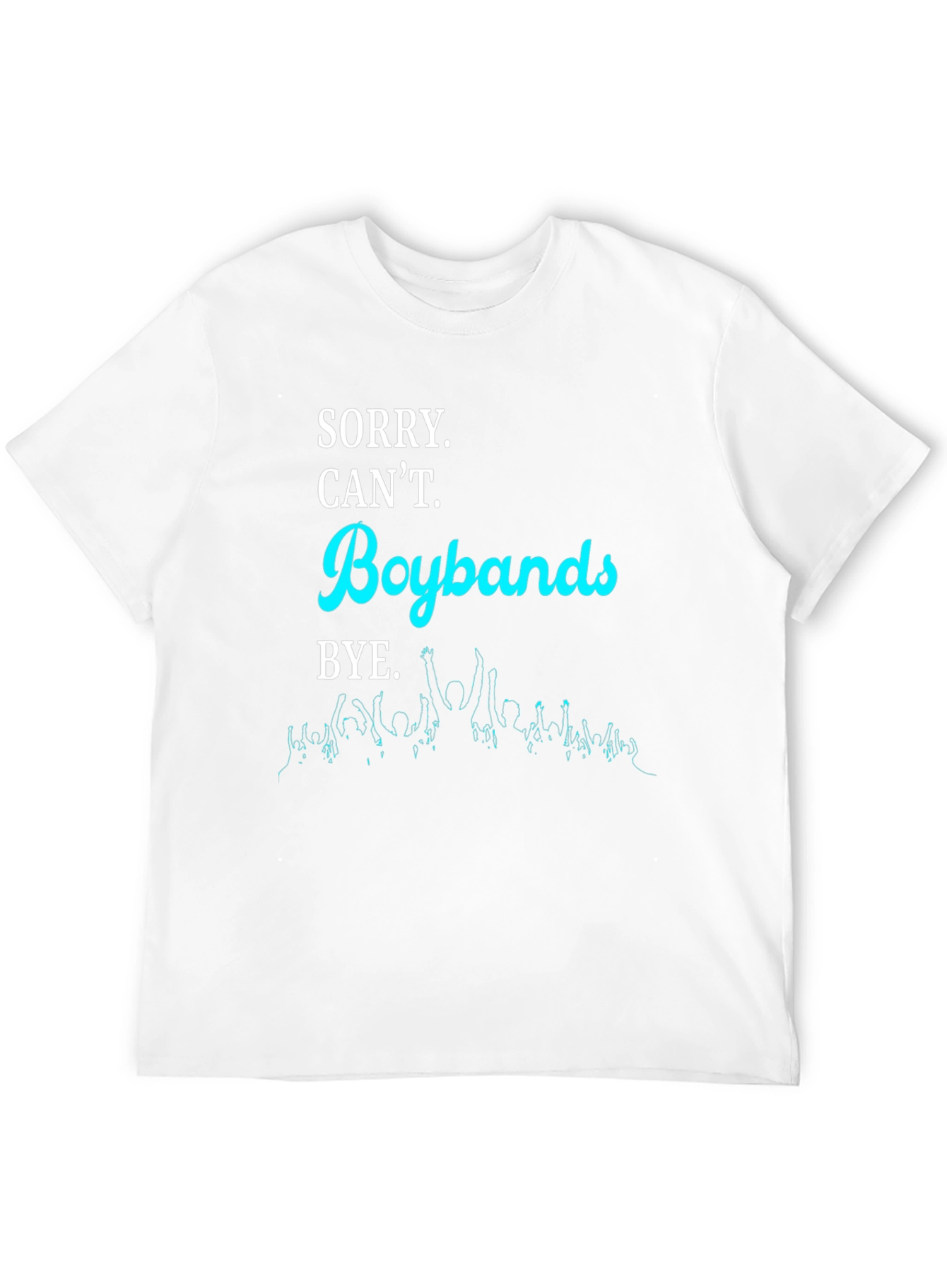 Black Boybands T-Shirt - Sorry Can't Bye Tee view 12