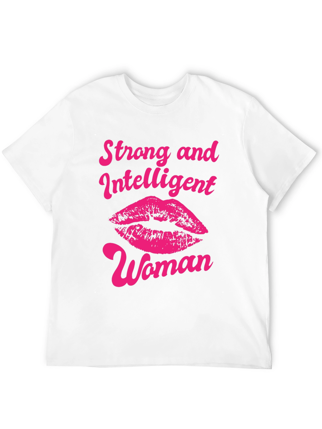 Black Strong Intelligent Woman Lips Graphic T-Shirt view 12