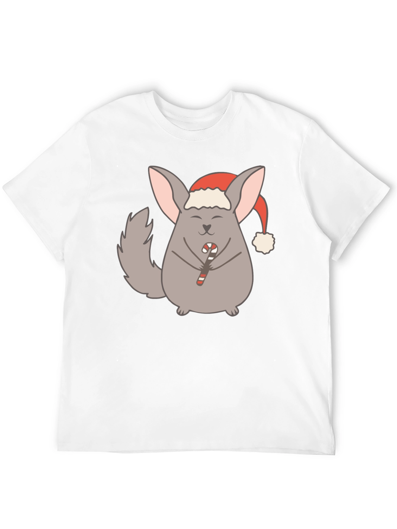 Black Festive Chinchilla Graphic Tee - Holiday Edition view 12