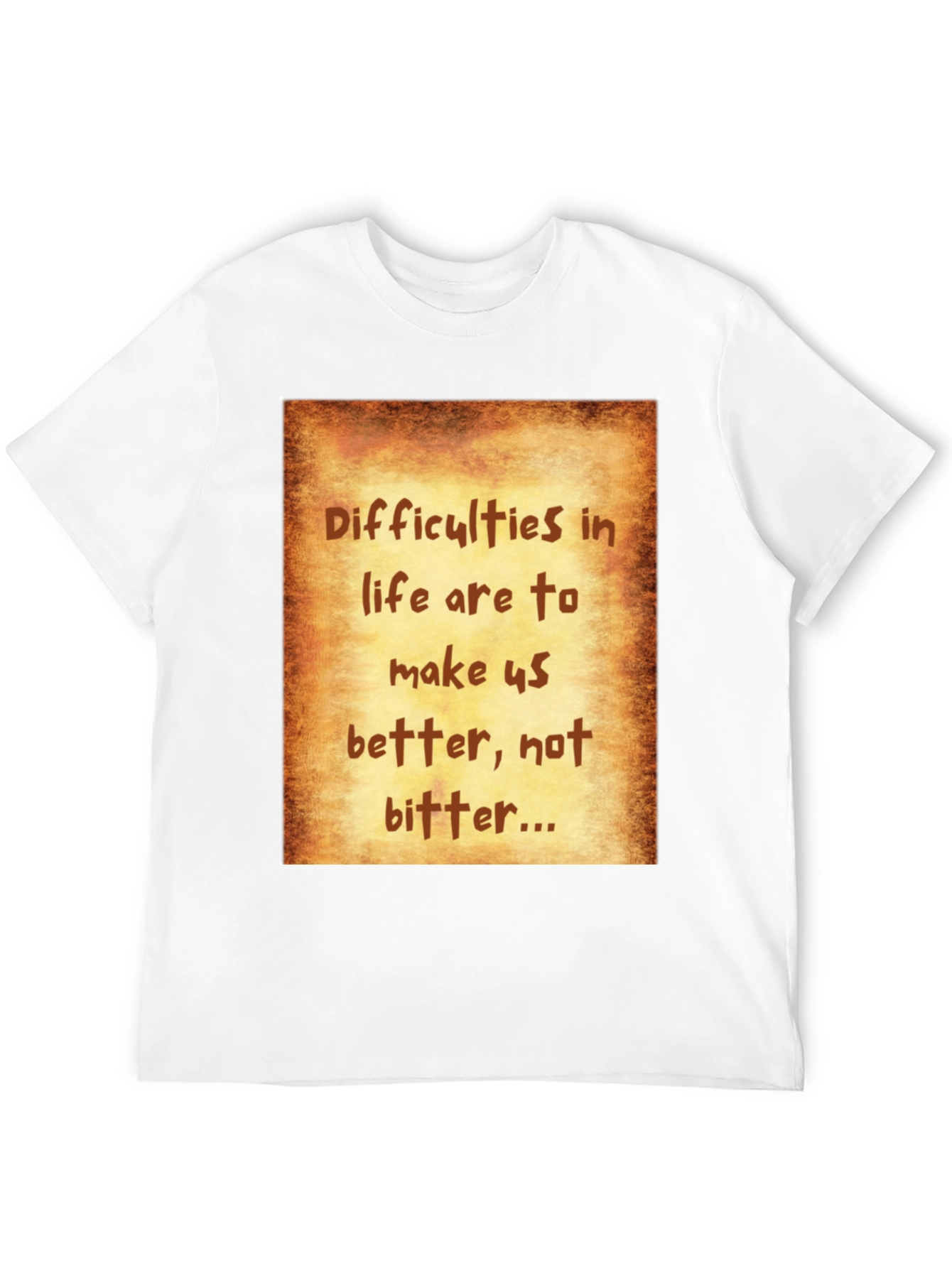 Black Inspirational Quote Graphic Tee - Black view 12