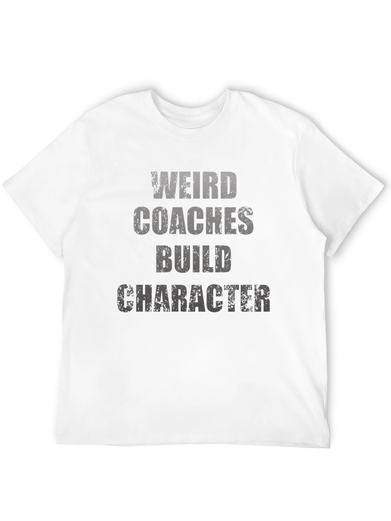 Black Weird Coaches Build Character T-Shirt - Black view 12