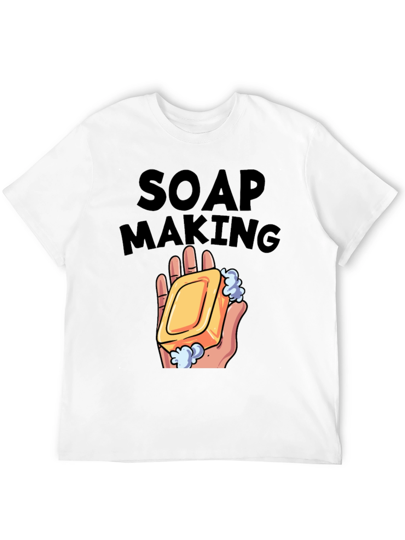 Black Soap Making Graphic T-Shirt view 12