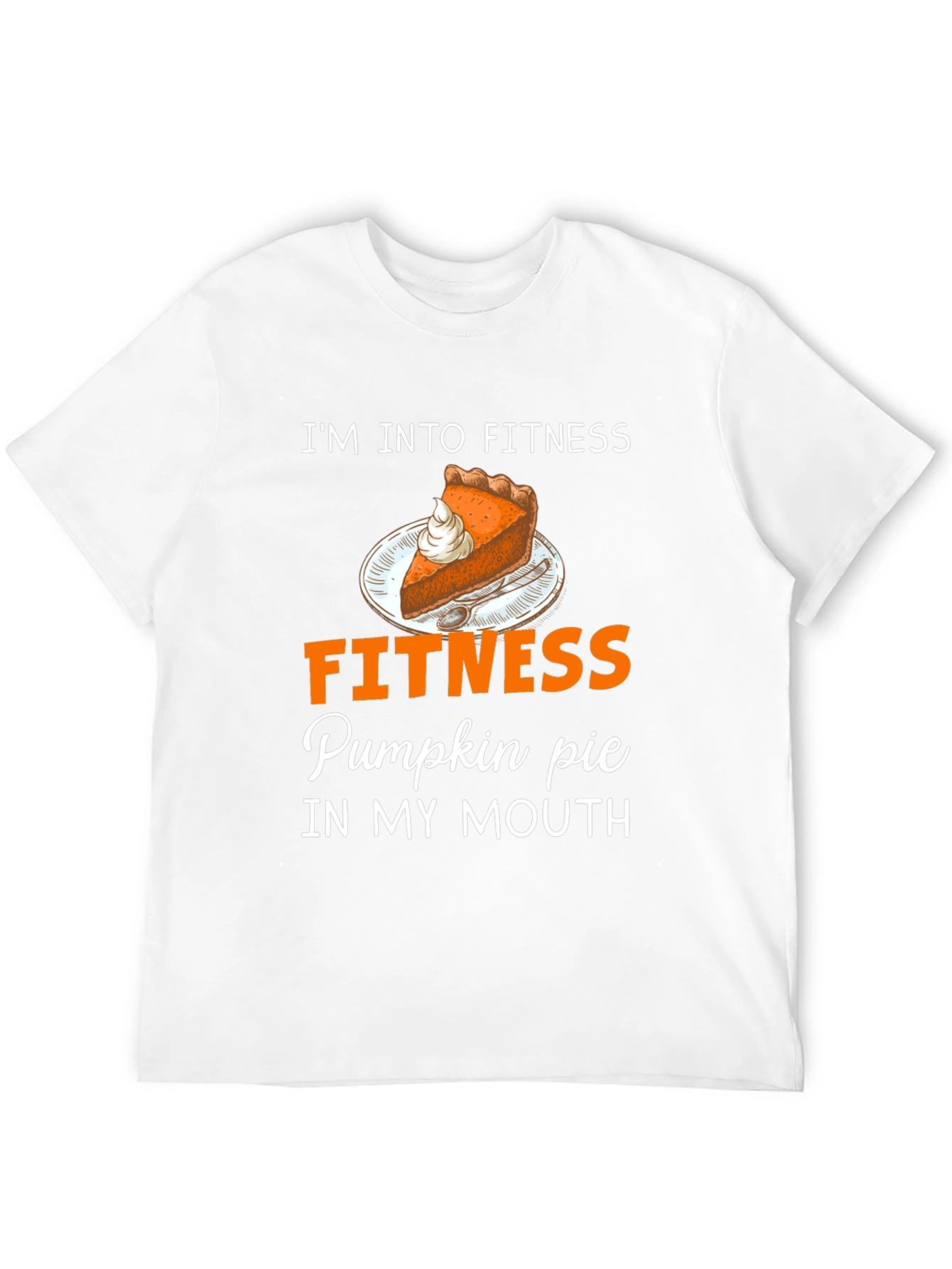 Black Funny Fitness Pumpkin Pie T-Shirt view 12