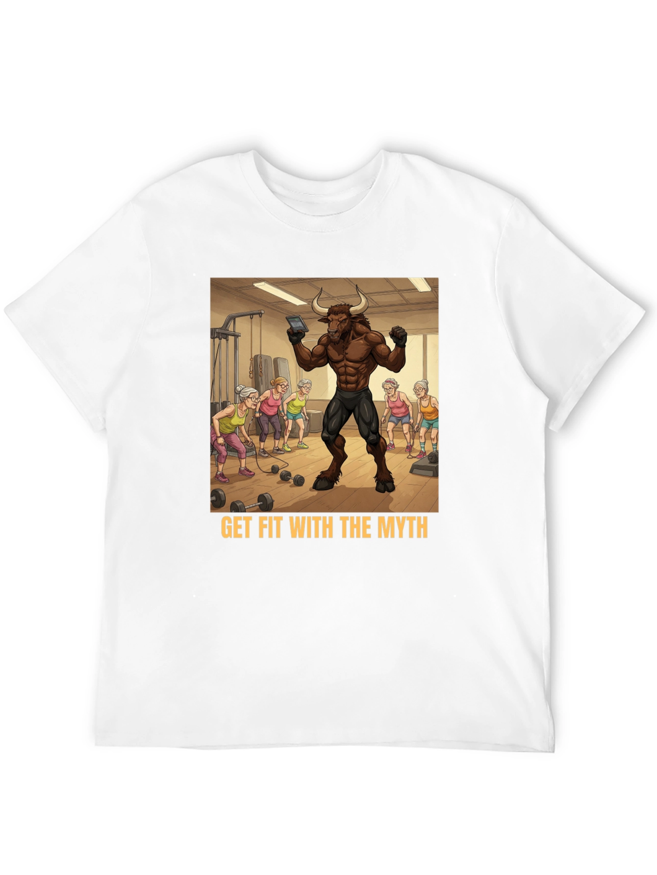 Black Get Fit With The Myth Tee view 12