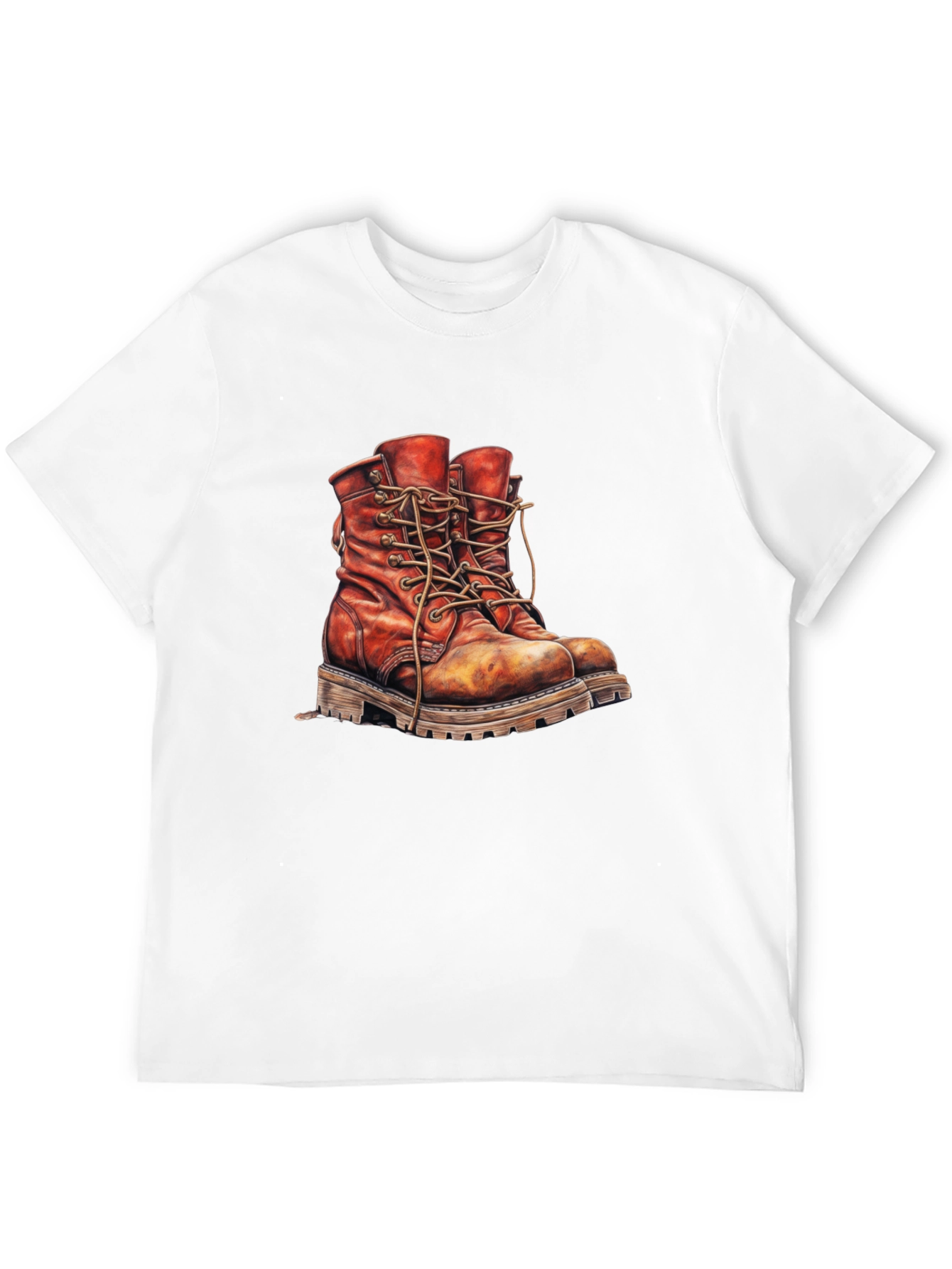 Vintage Work Boots Graphic T-Shirt - 12