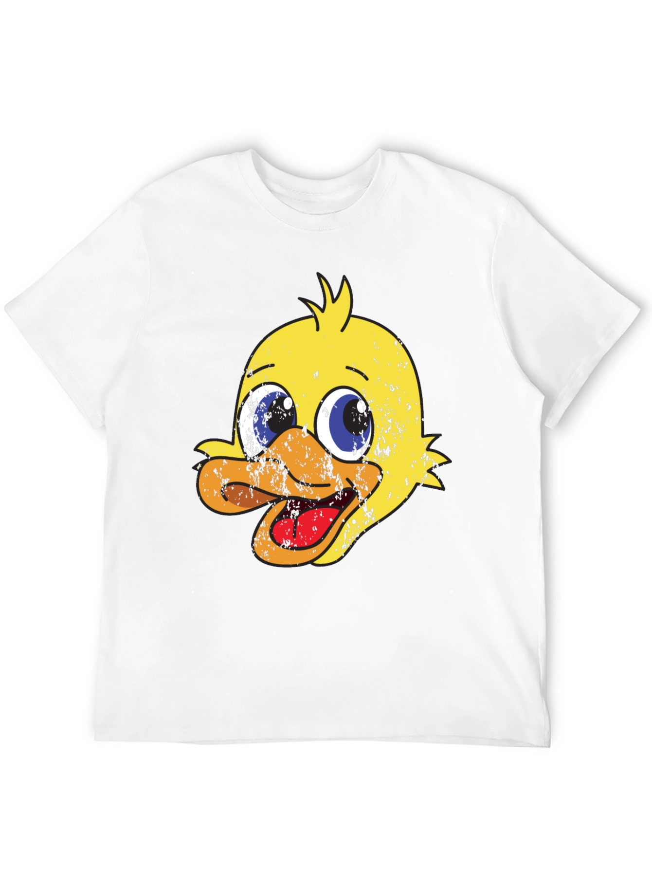Black Duck Cartoon Graphic Print Black T-Shirt view 12