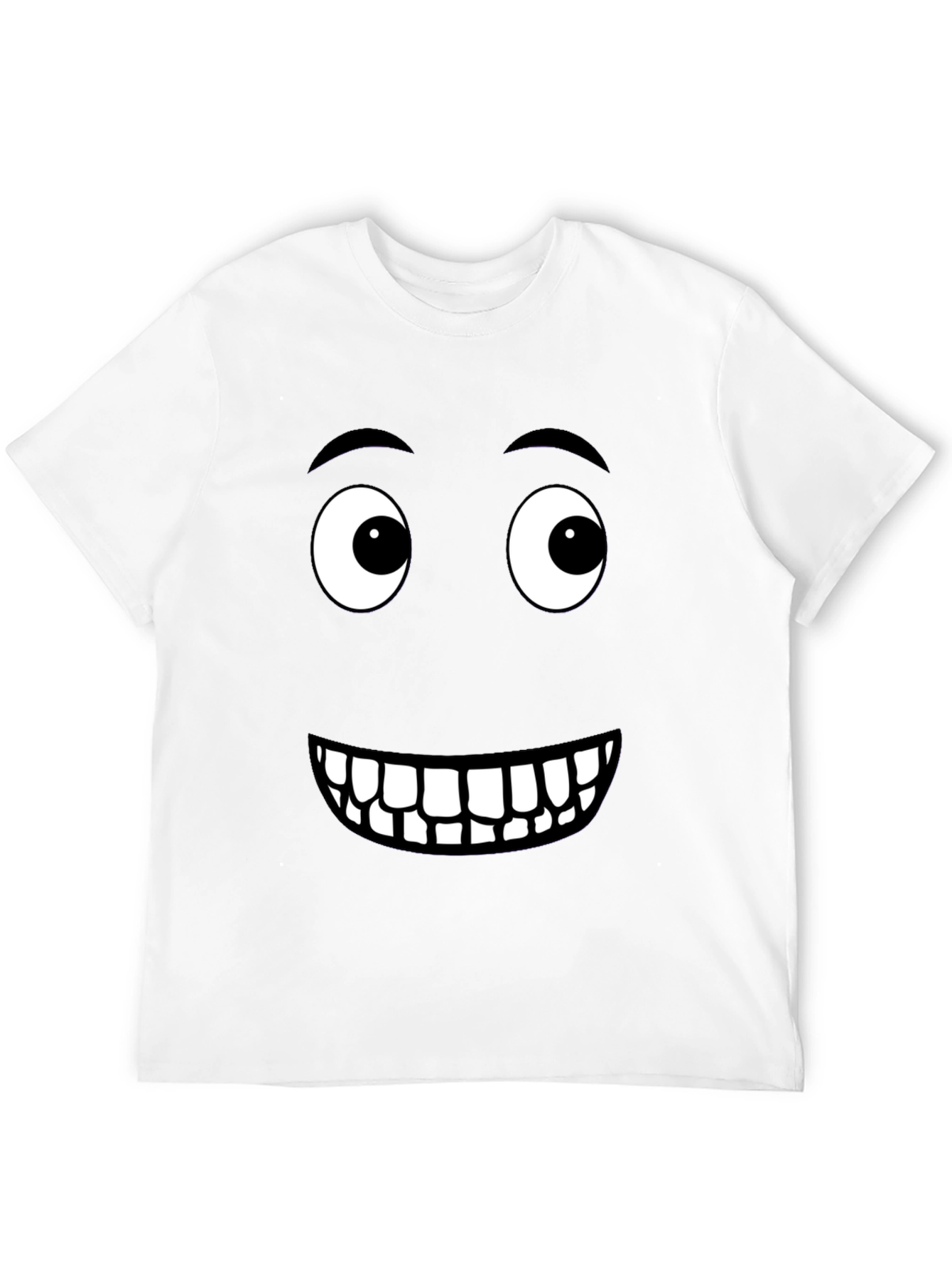 Black Funny Face Graphic T-Shirt view 12