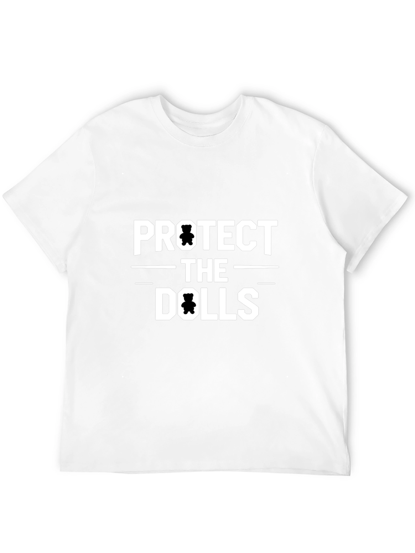 Black Protect the Dolls Graphic Tee - Unisex Cotton T-Shirt view 12