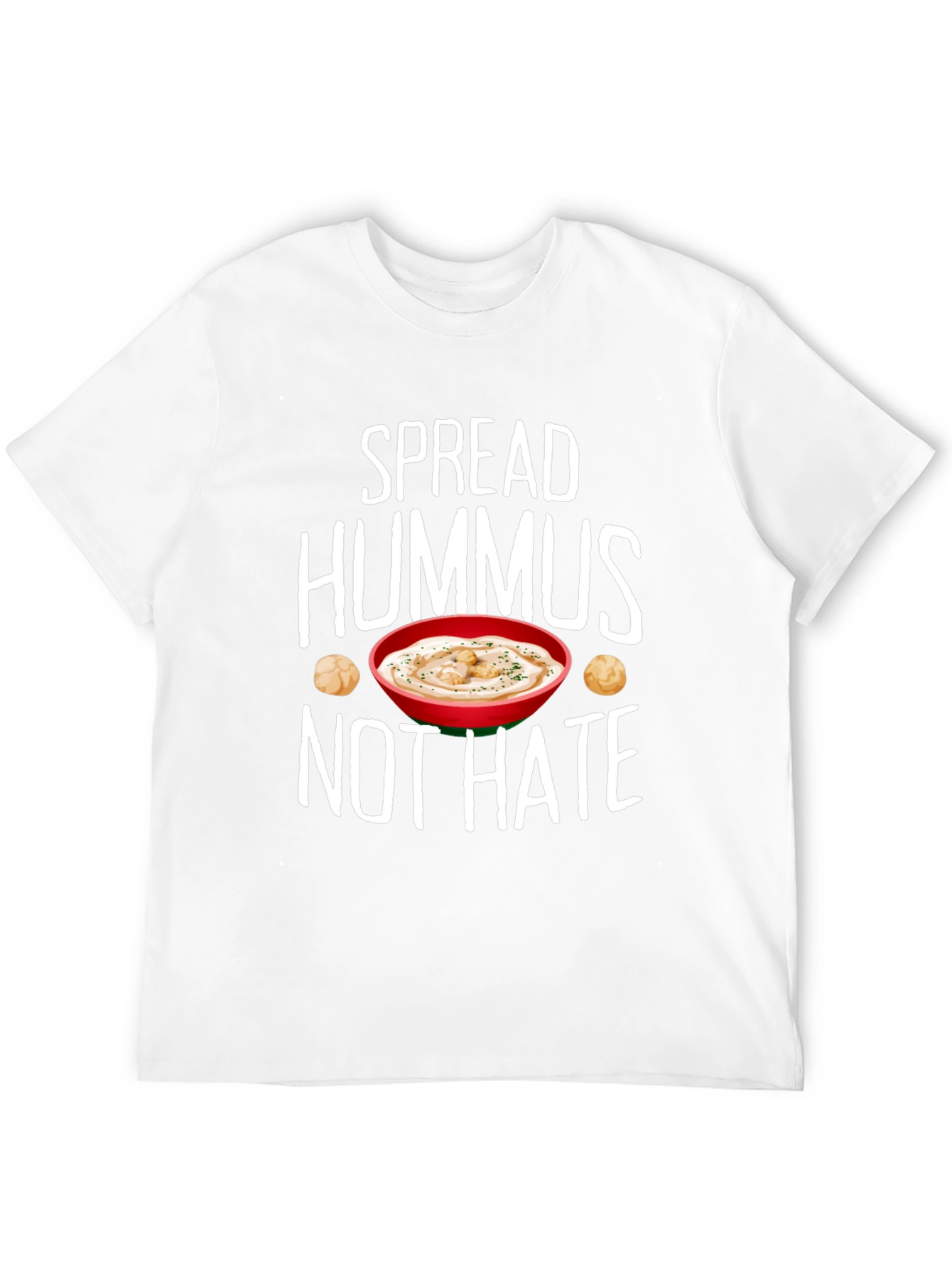 Black Spread Hummus Not Hate Tee view 12