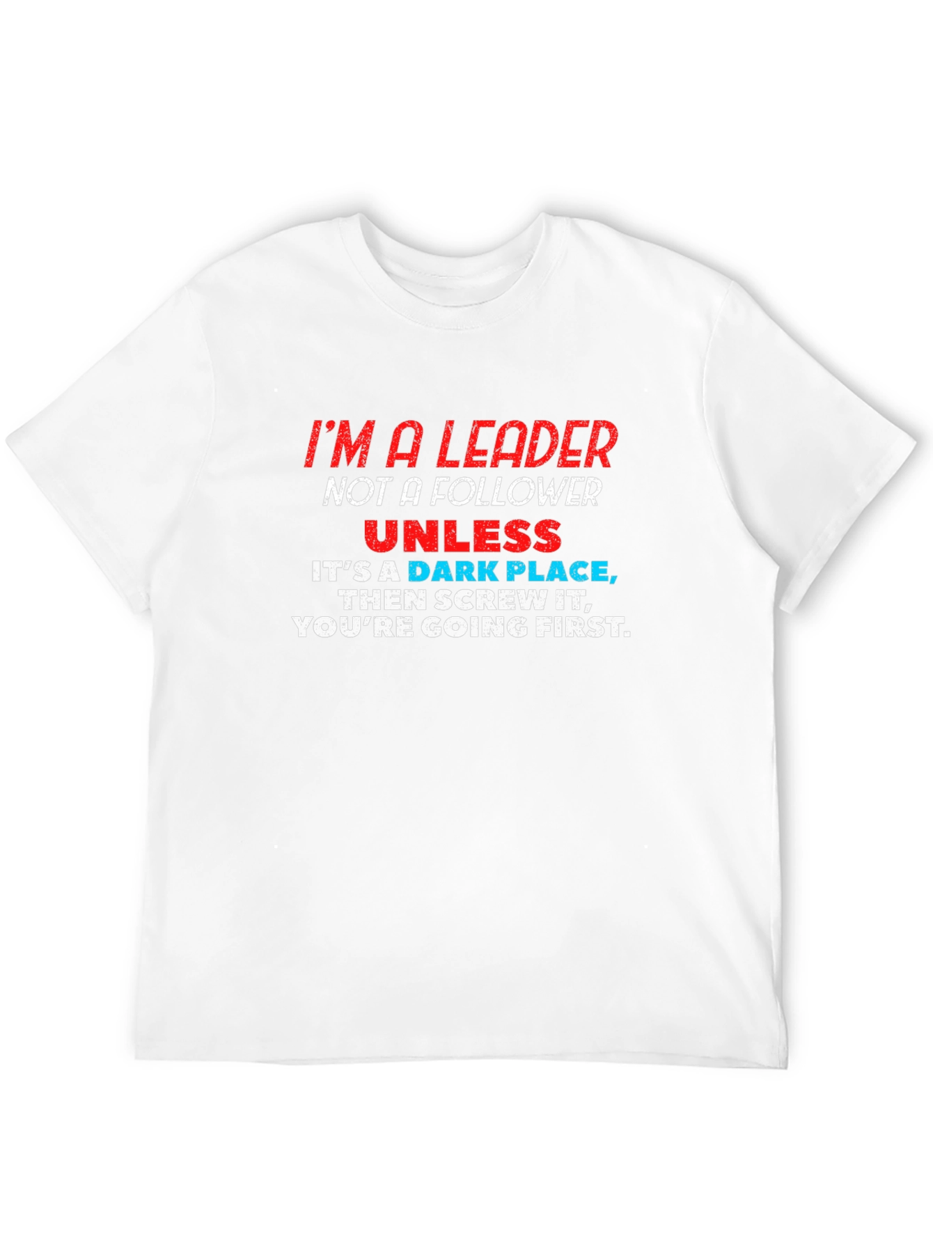 Black I'm A Leader Graphic T-Shirt view 12