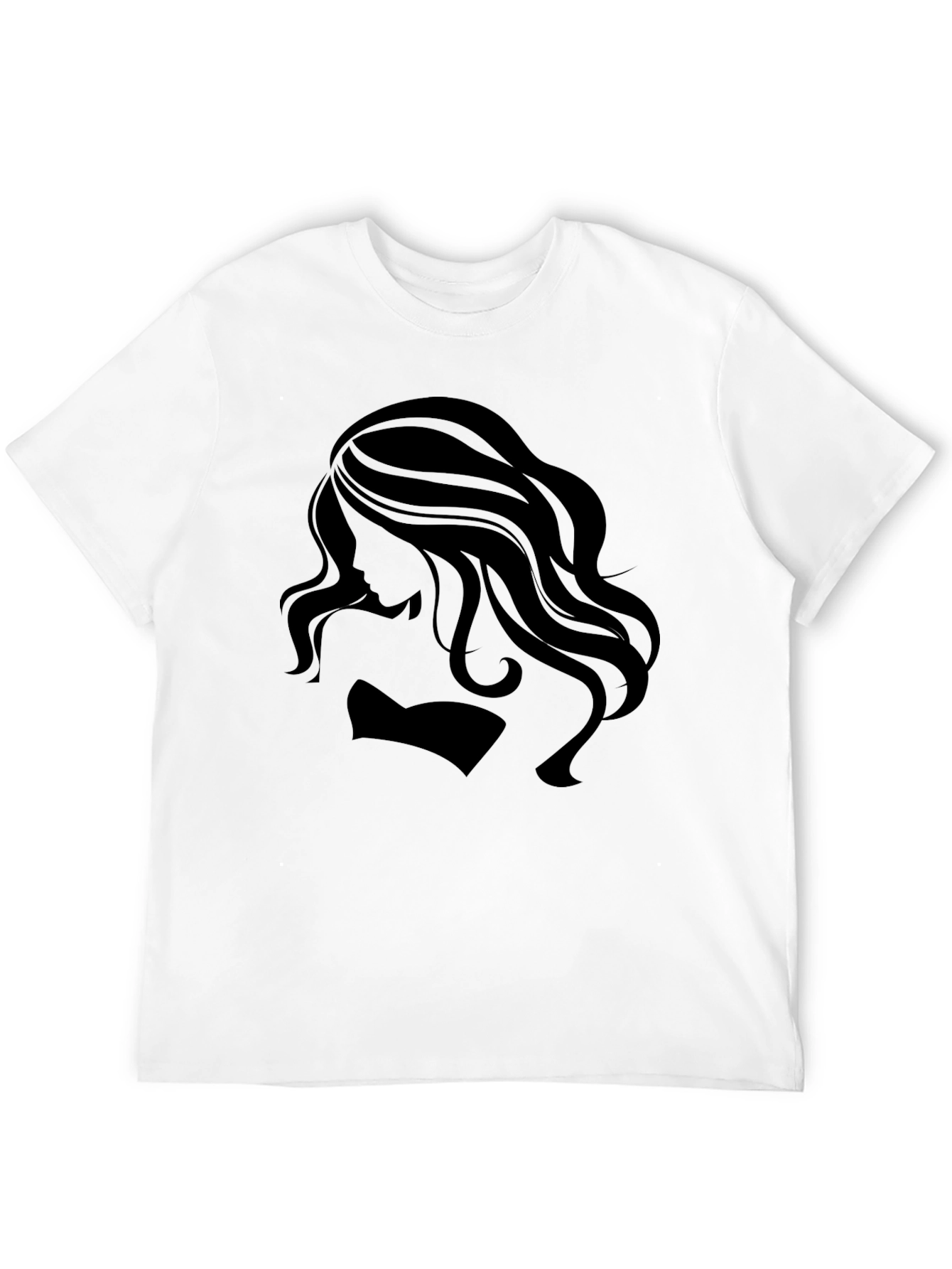 Black Silhouette Graphic Black T-Shirt view 12