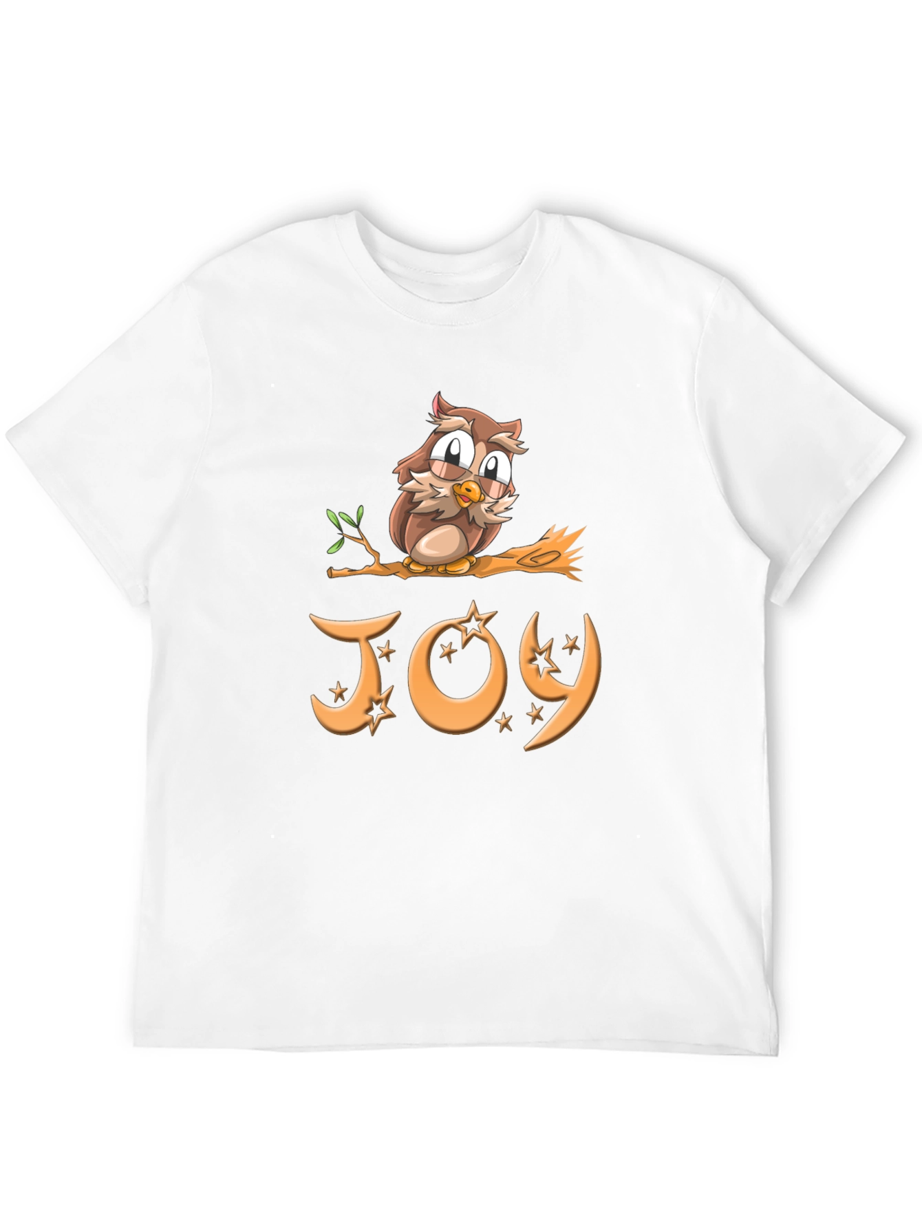 Black Joy Owl T-Shirt - Festive Holiday Design view 12