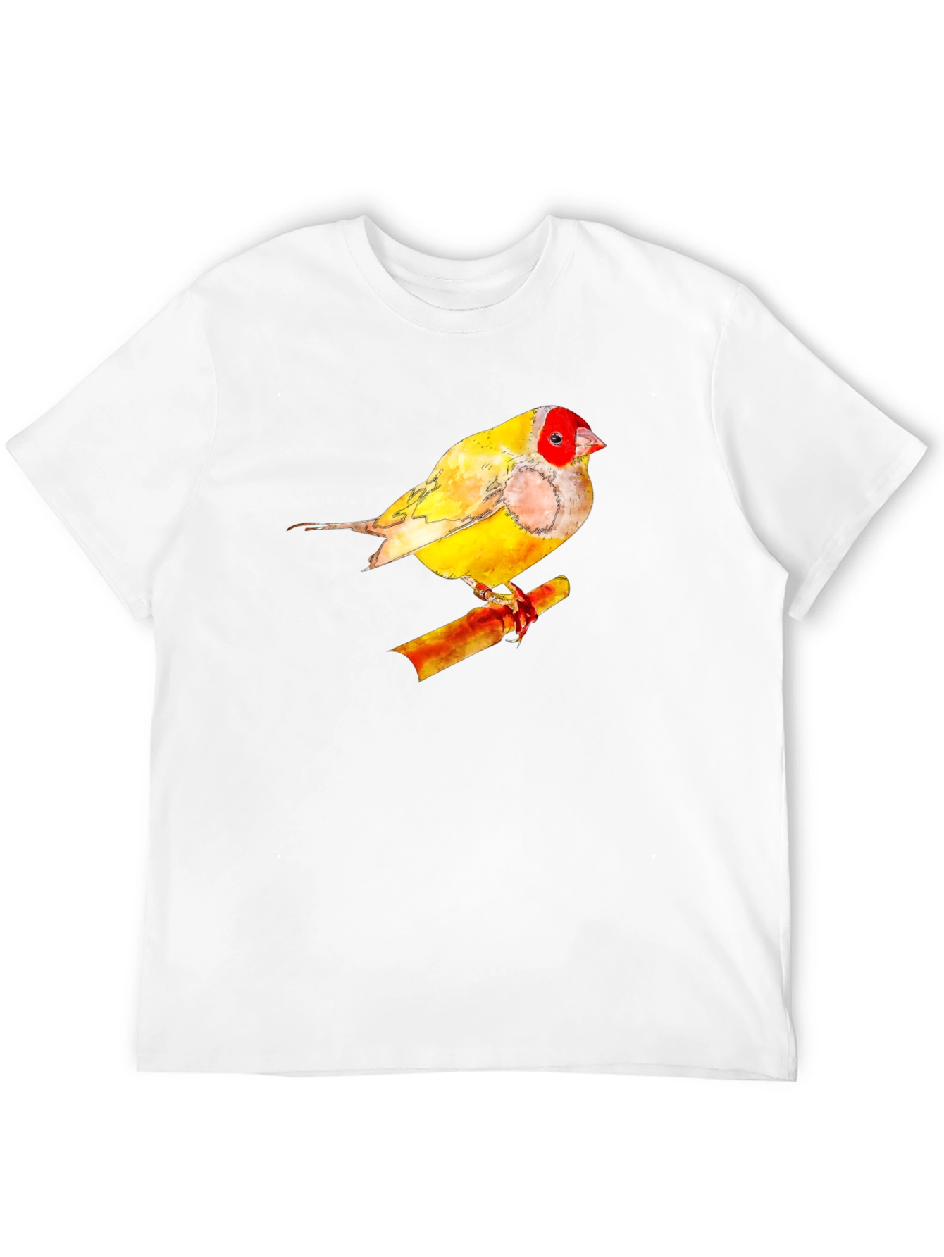 Black Watercolor Bird Graphic Tee view 12