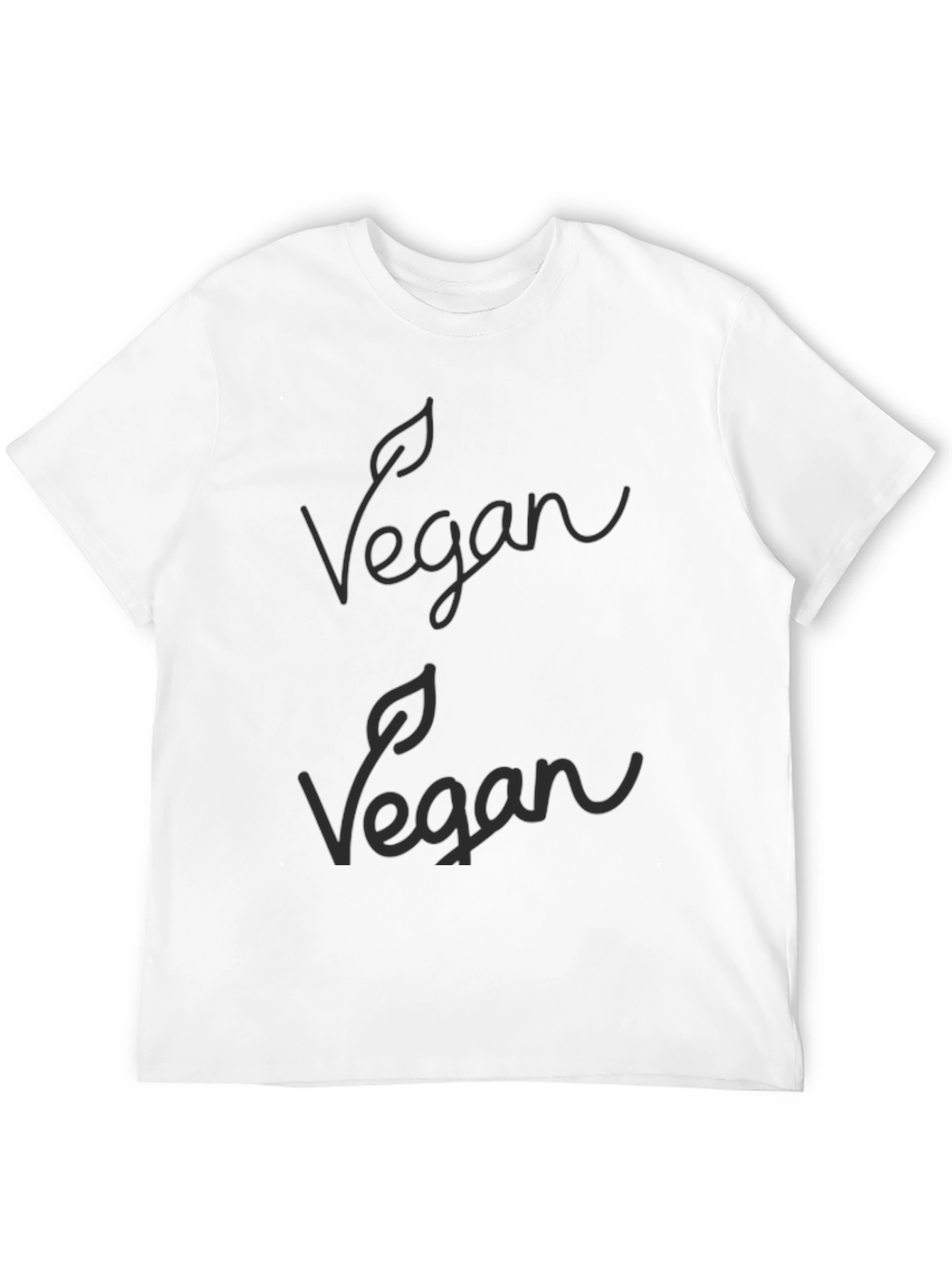 Black Vegan Graphic Print T-Shirt - Eco-Friendly Fashion view 12