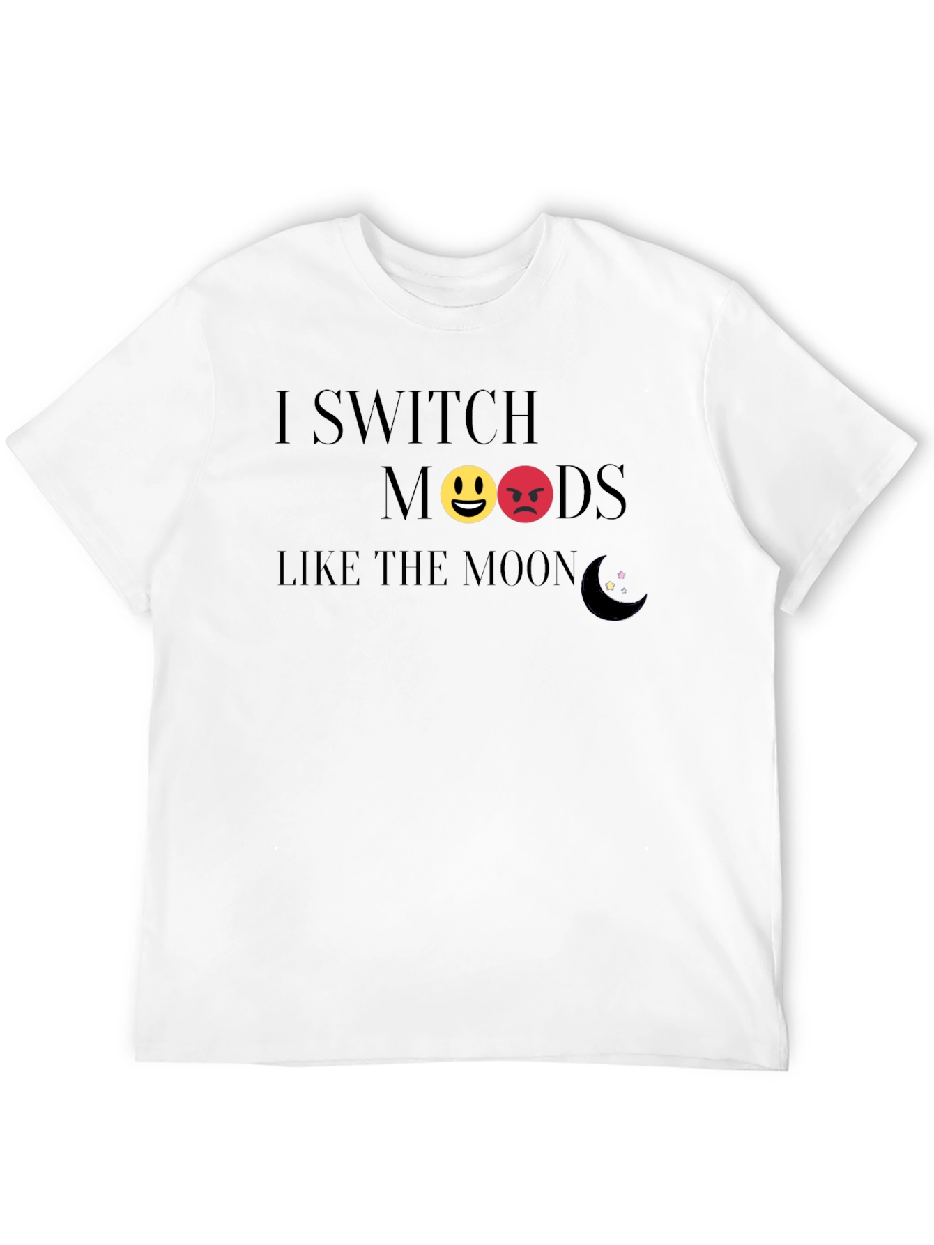 Black Moods Like the Moon Graphic Tee view 12