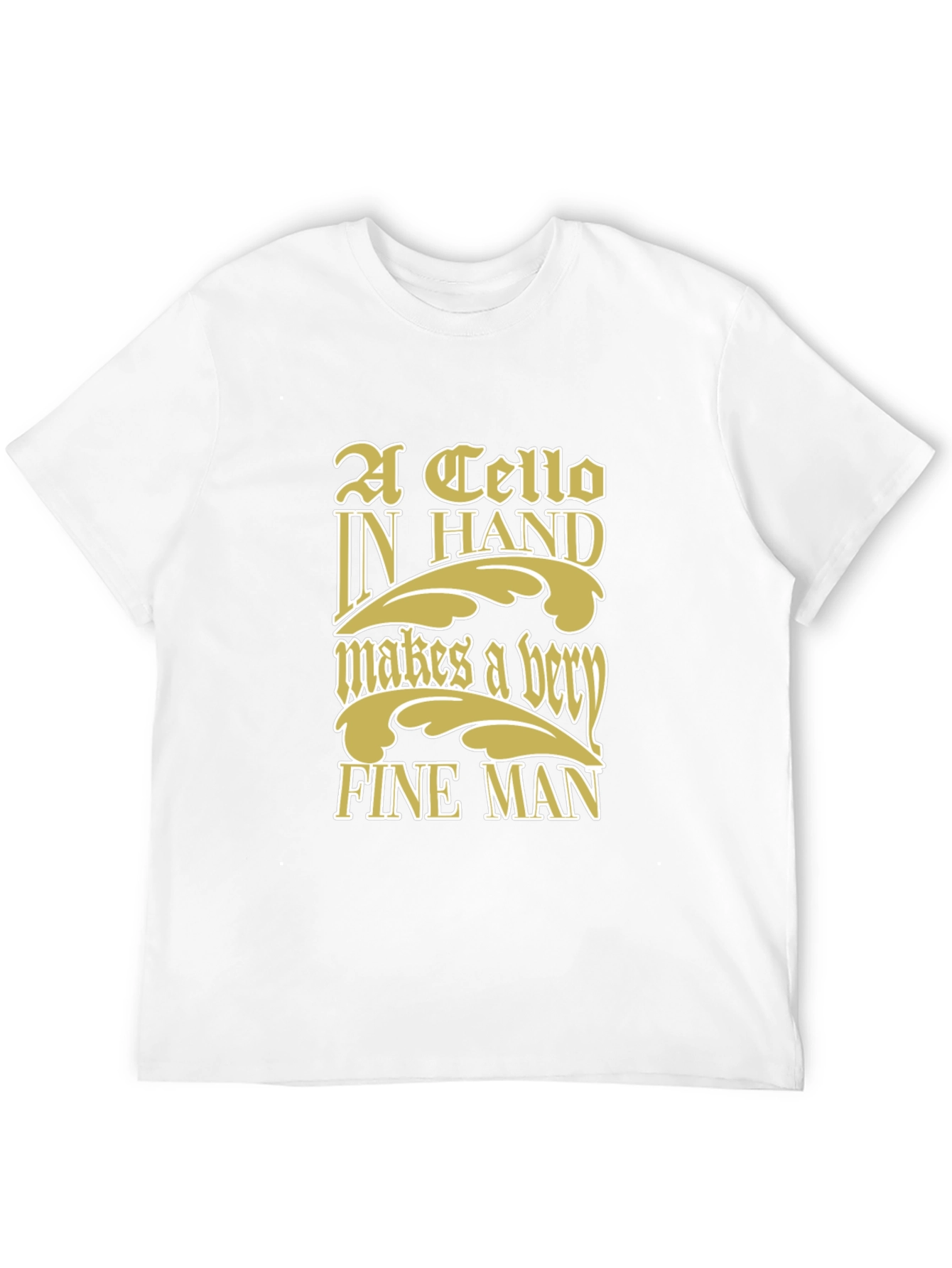 Black Cello In Hand Graphic T-Shirt view 12