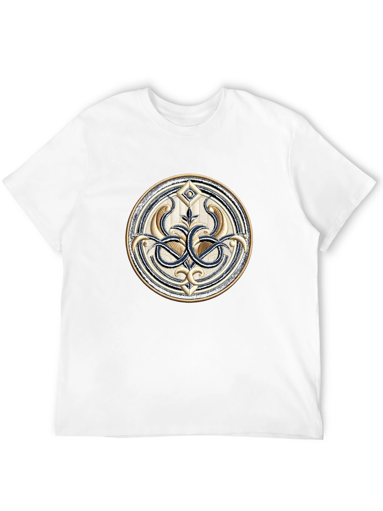 Ornate Emblem Black T-Shirt - 12