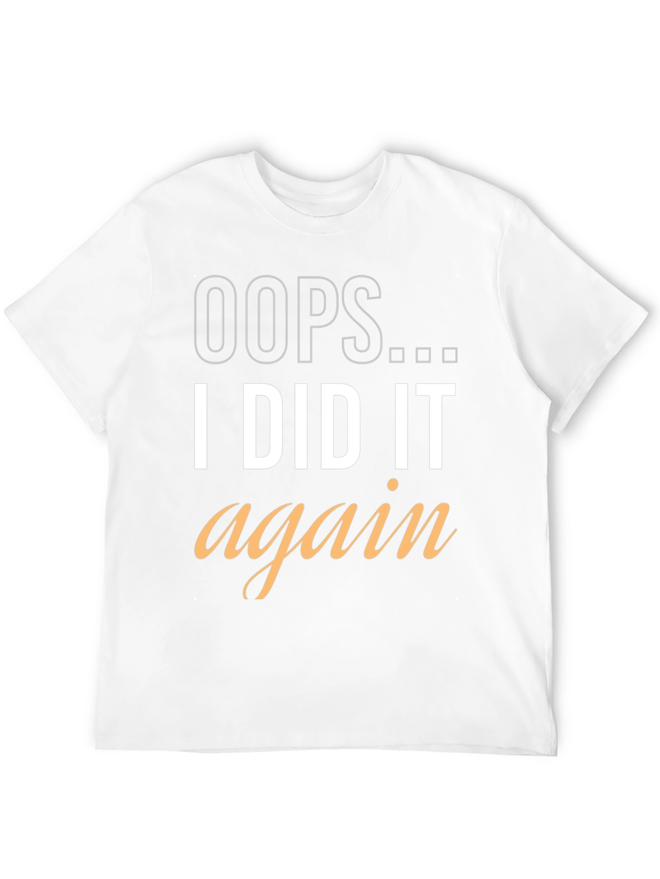 Black Oops I Did It Again Graphic Tee view 12