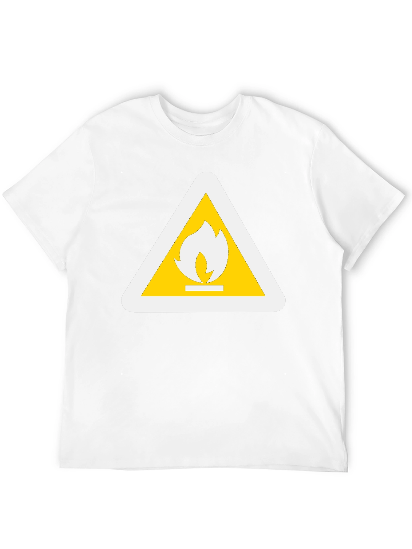 Black Flammable Hazard T-Shirt view 12