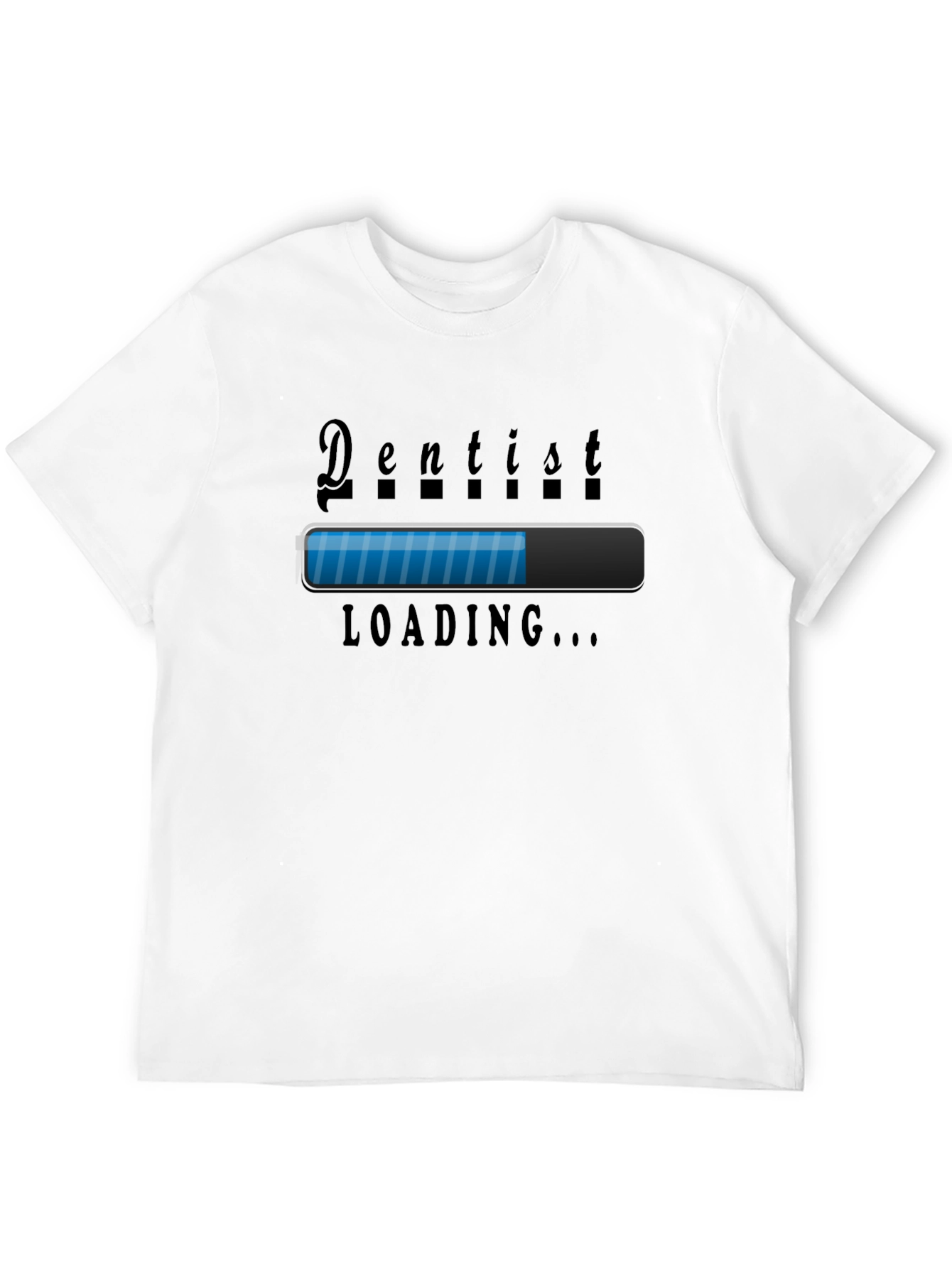 Black Dentist Loading T-Shirt - Funny Dental Gift view 12
