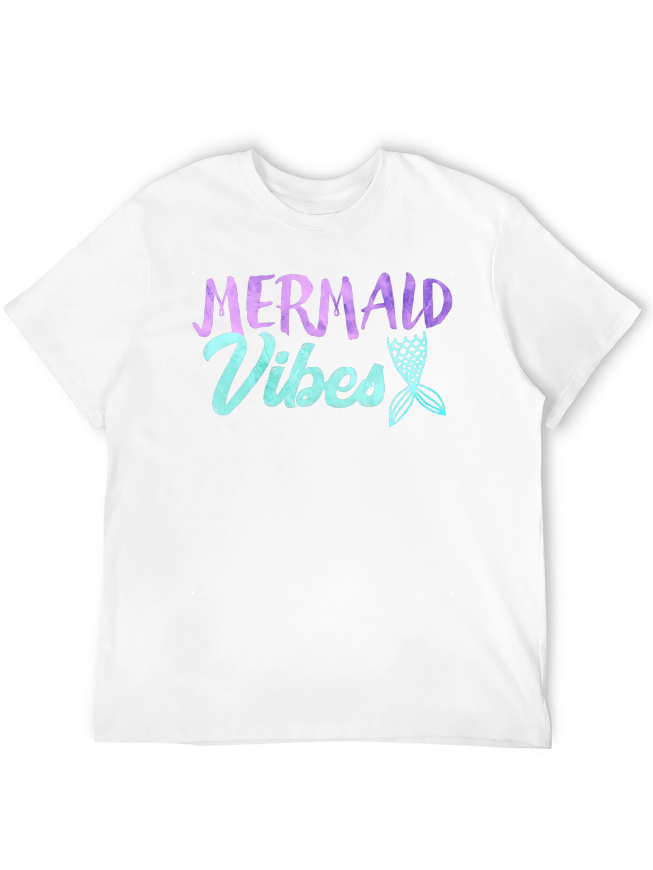 Black Mermaid Vibes T-Shirt - Black Graphic Tee view 12