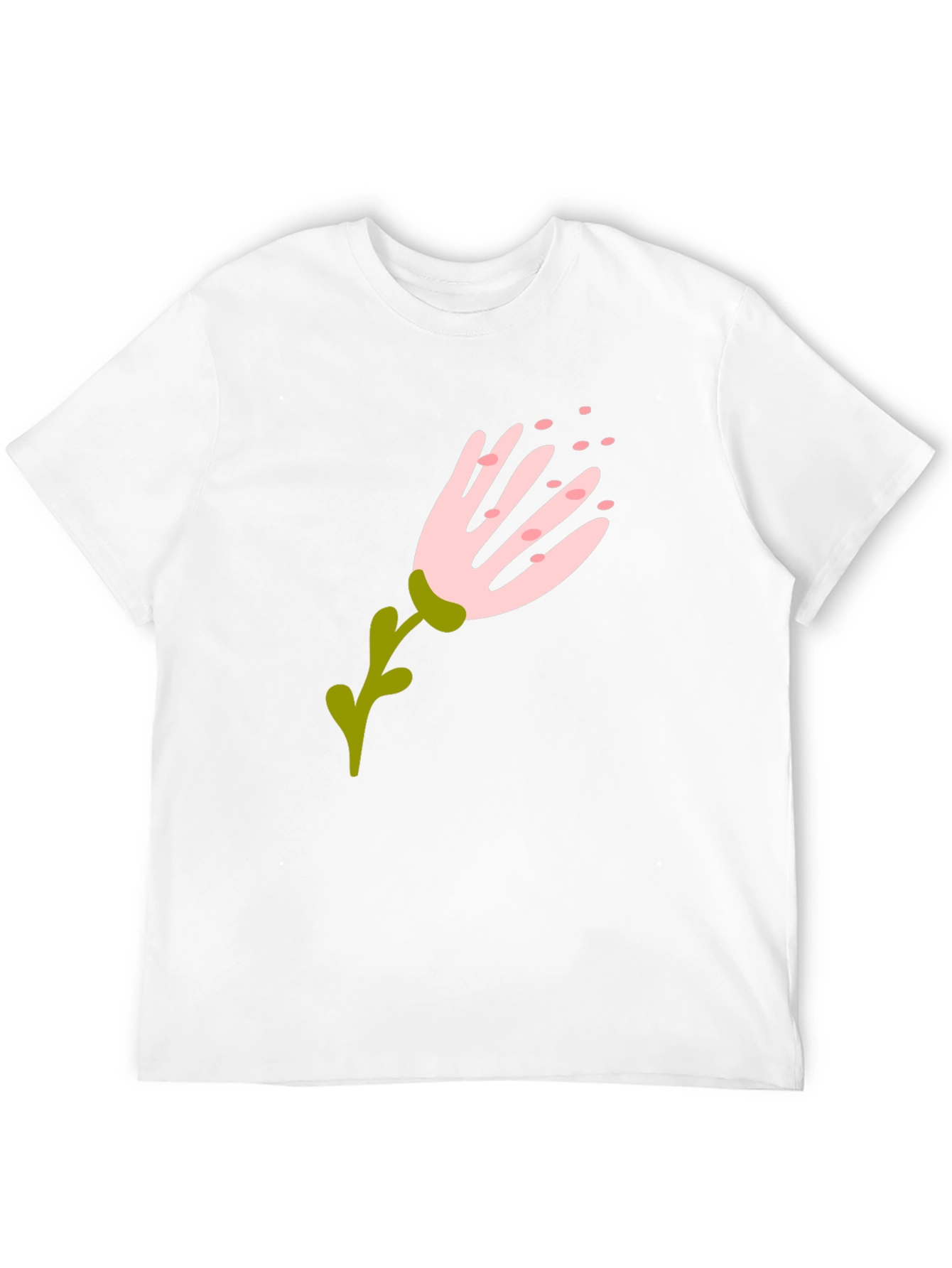 Black Floral Graphic Black T-Shirt view 12