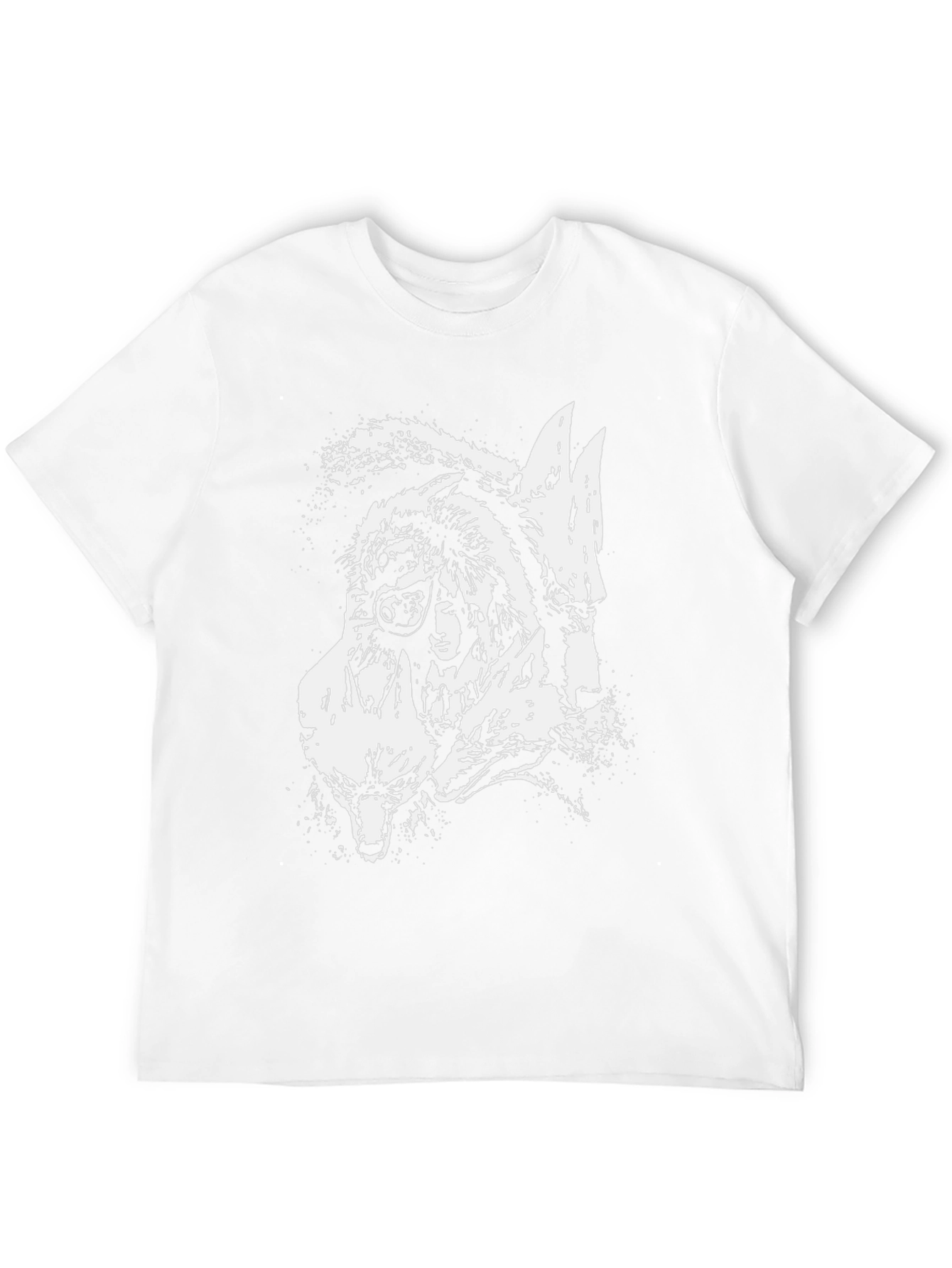 Black Wolfpack Graphic Print Black T-Shirt view 12
