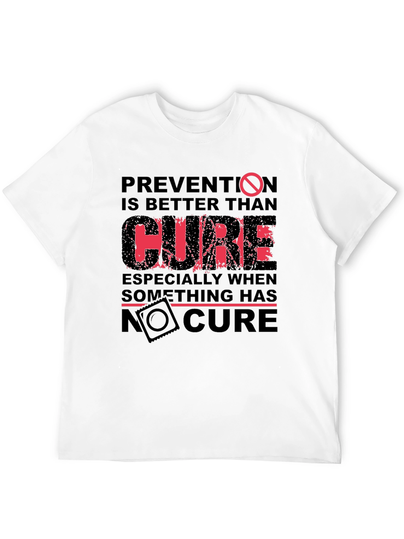 Black Prevention T-Shirt: Better Than Cure Graphic Tee view 12
