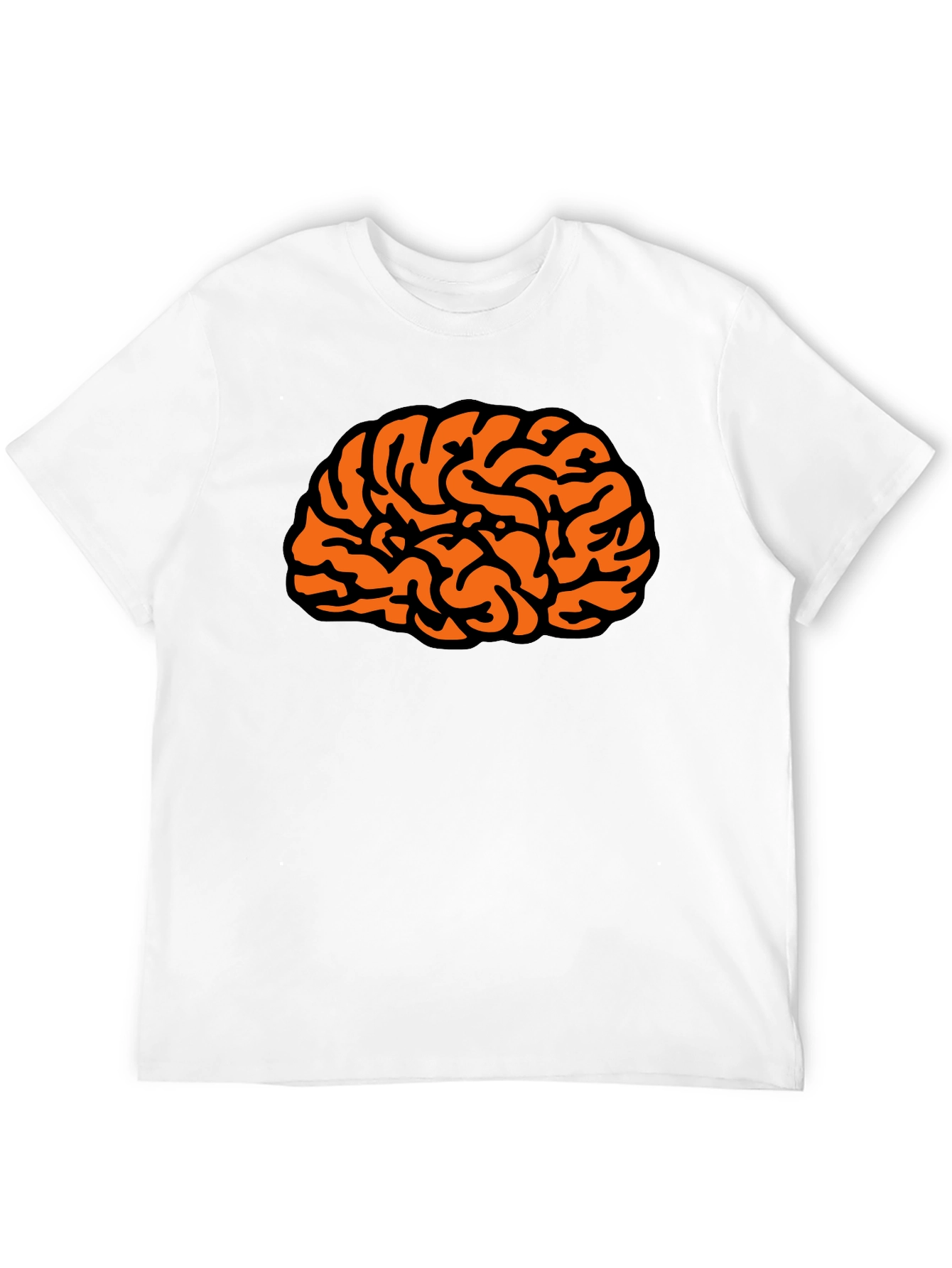 Black Brain Graphic Tee - Black Short Sleeve Shirt view 12