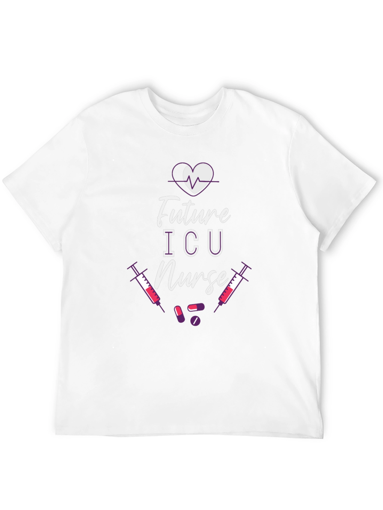 Black Future ICU Nurse T-Shirt view 12
