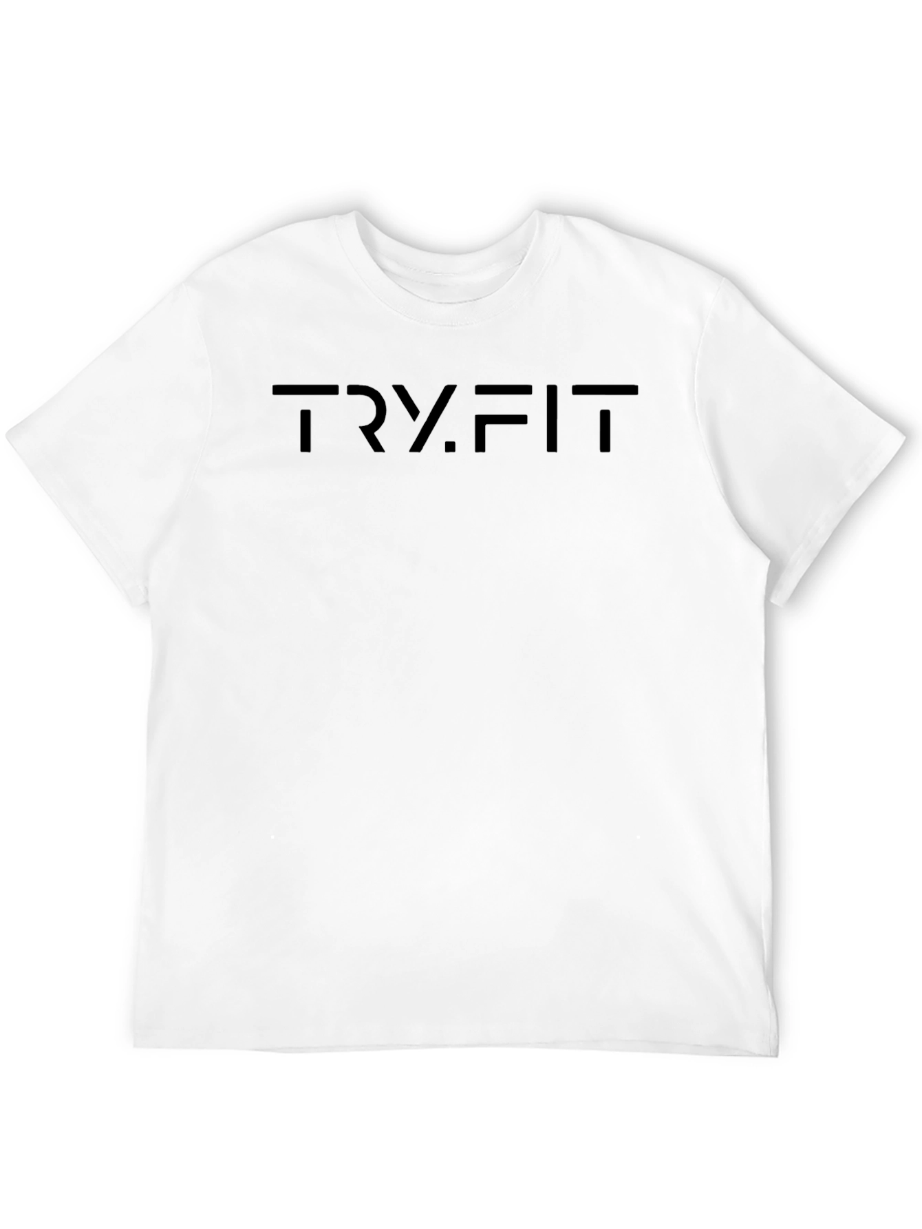 Black TRY.FIT Black Crew Neck T-Shirt - Modern & Minimalist view 12