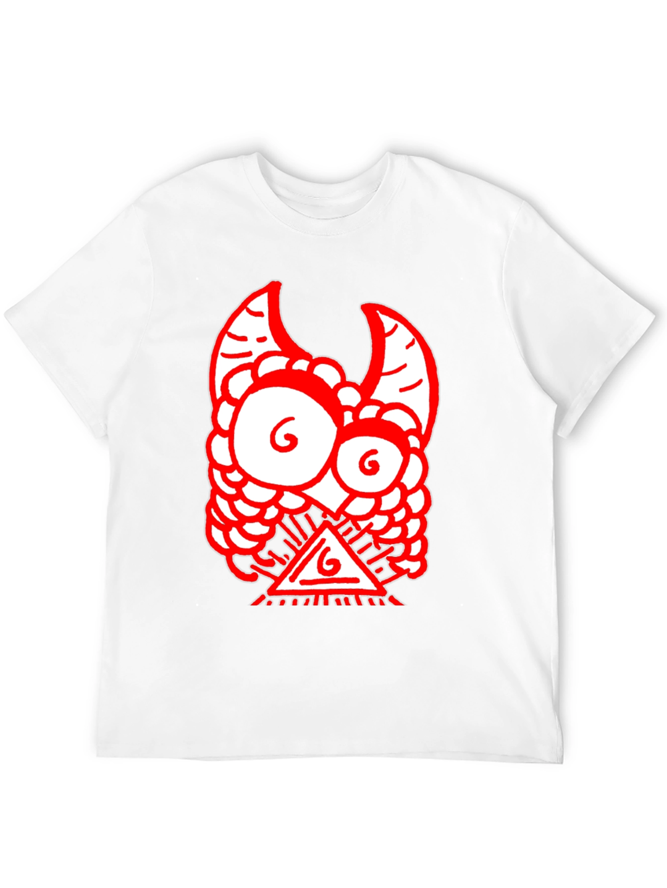 Black Red Monster Graphic Black T-Shirt view 12