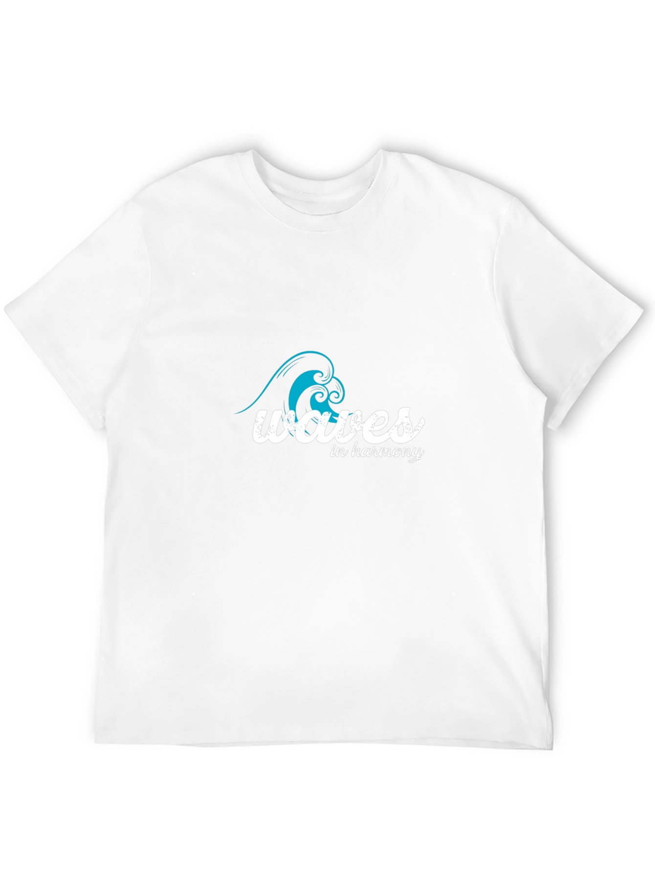 Black Waves In Harmony Graphic T-Shirt view 12